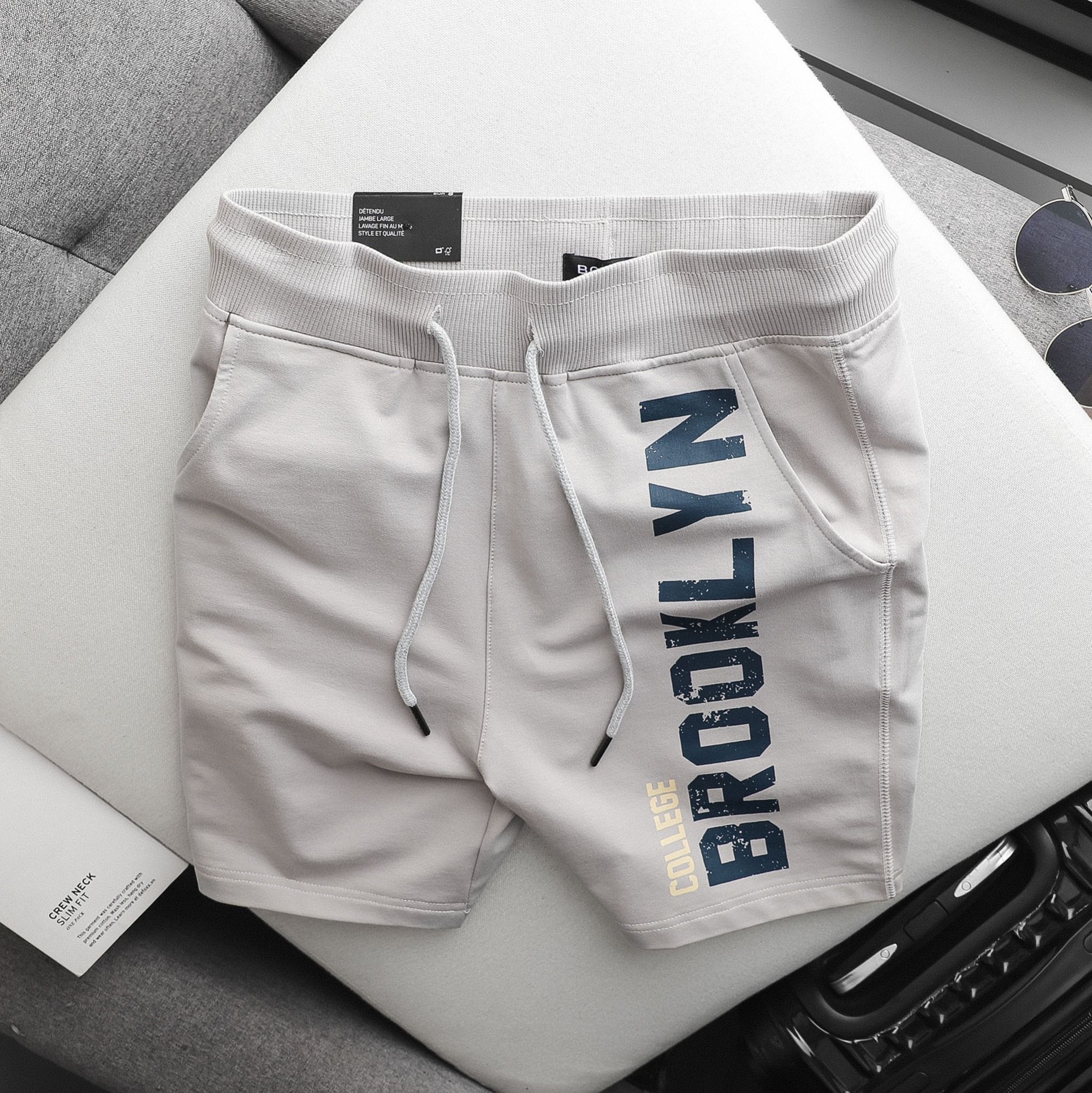 Set Đồ Thun BOUTON Athletic College White
