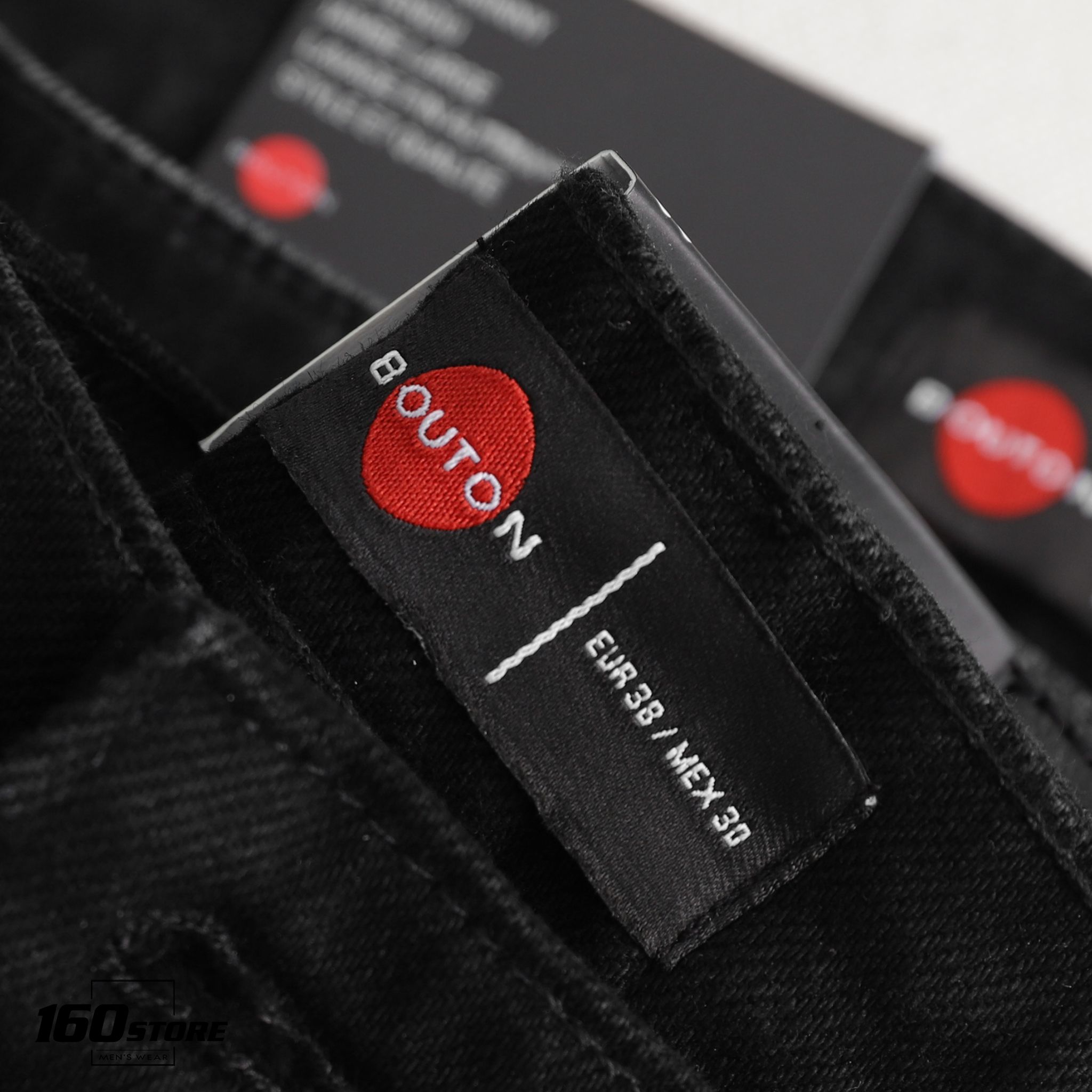 Quần jeans BOUTON Black Slim
