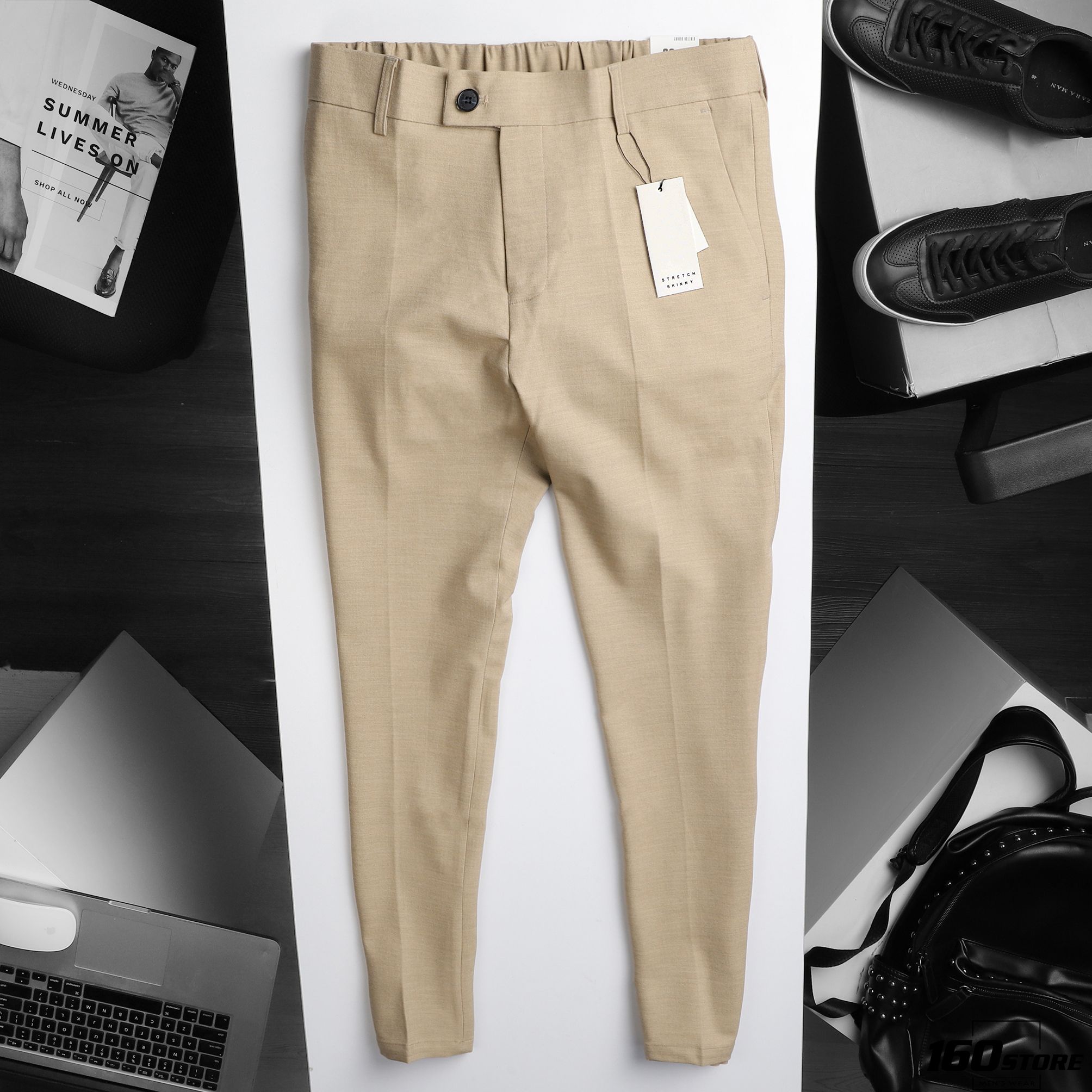 Quần tây lưng thun TM stretch skinny