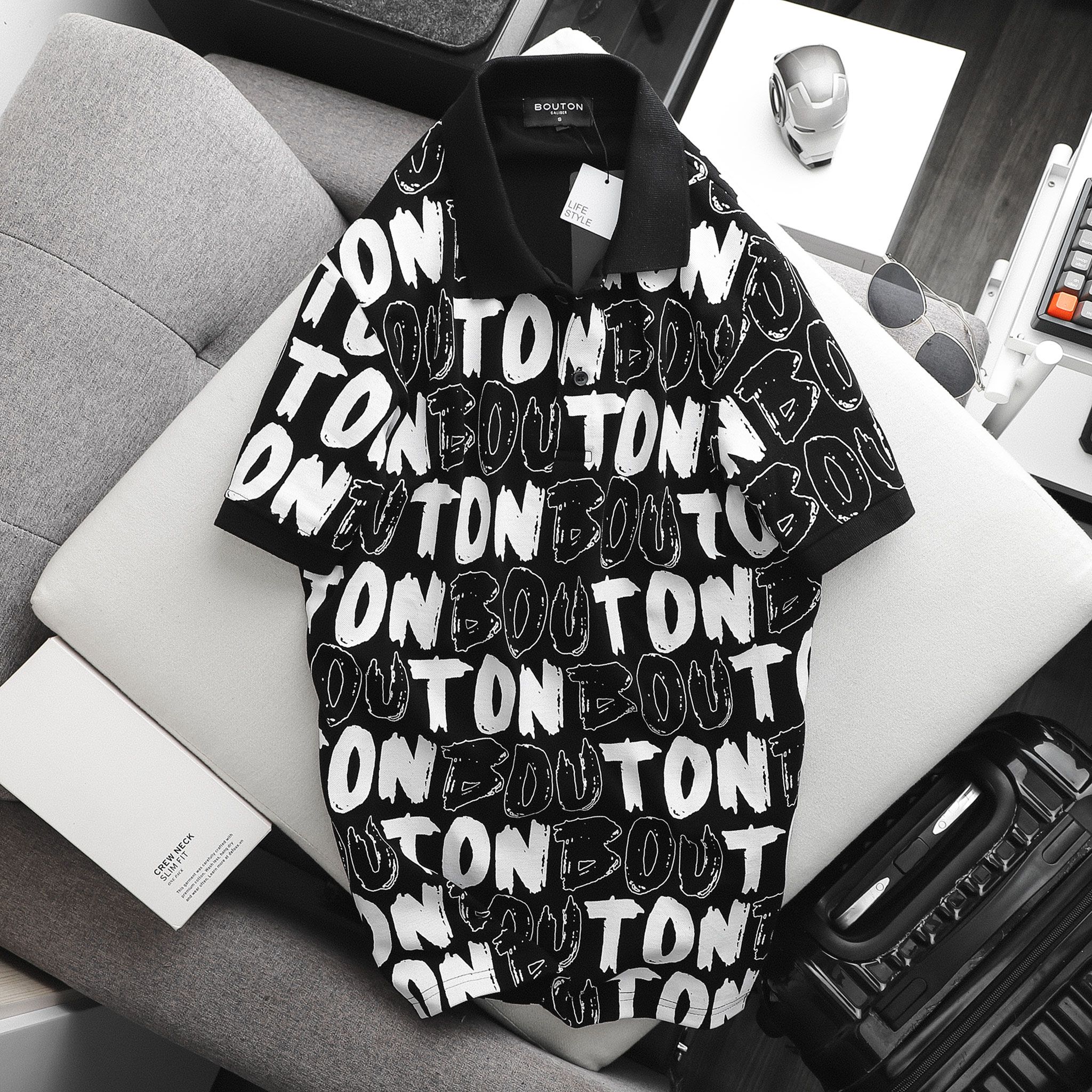 Áo polo BOUTON printed