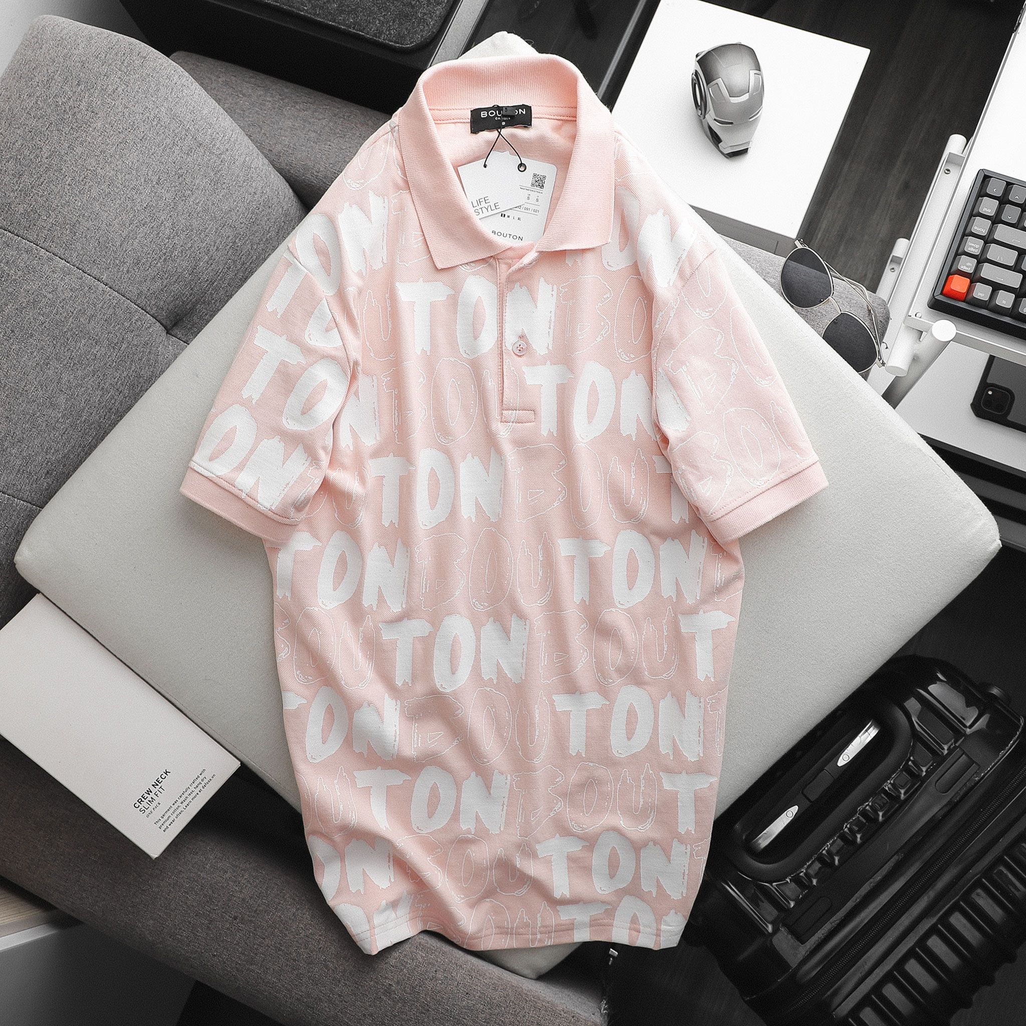 Áo polo BOUTON printed