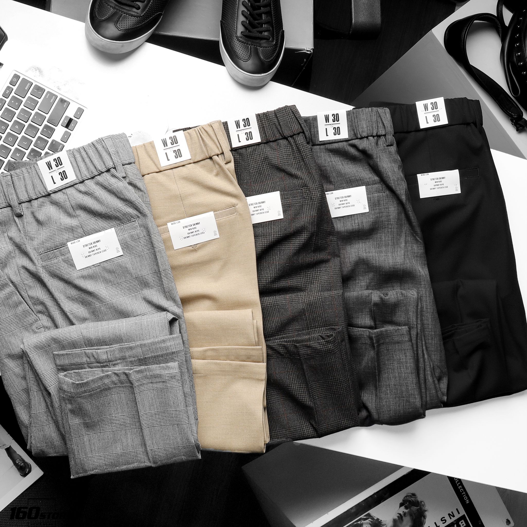 Quần tây lưng thun TM stretch skinny
