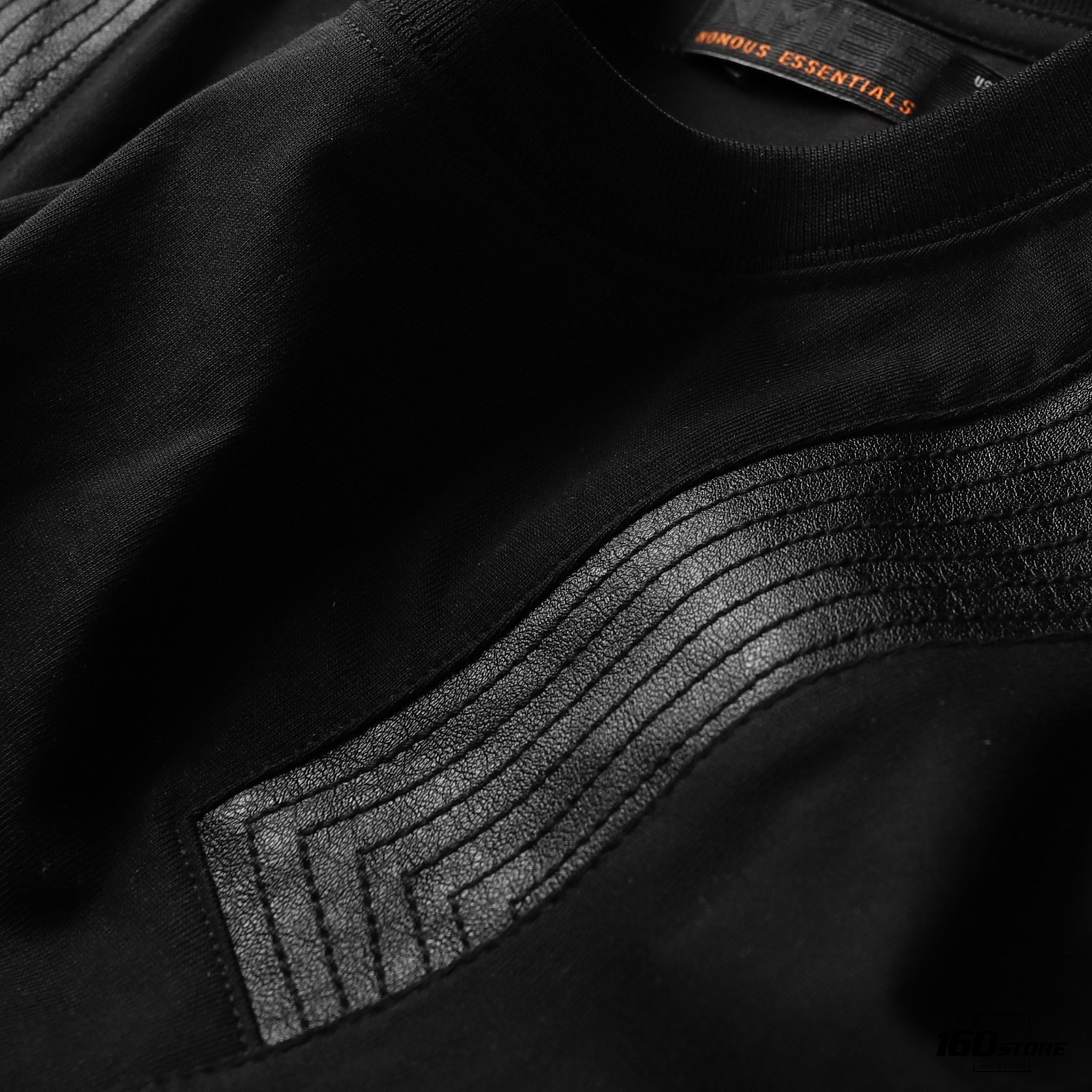 Áo thun Nomous Essentials w leather details