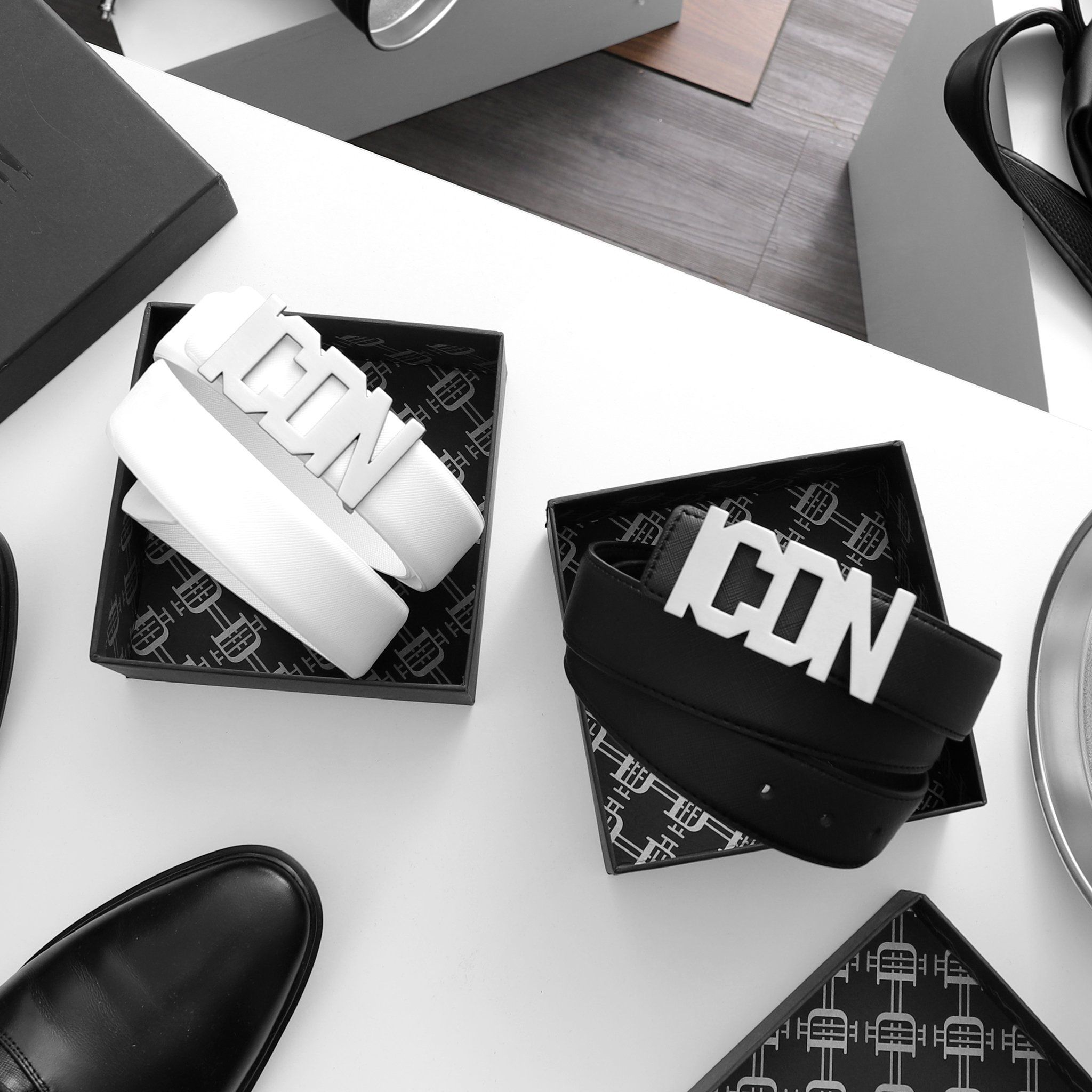 Thắt lưng ICON DENIM w logo ICDN SS20
