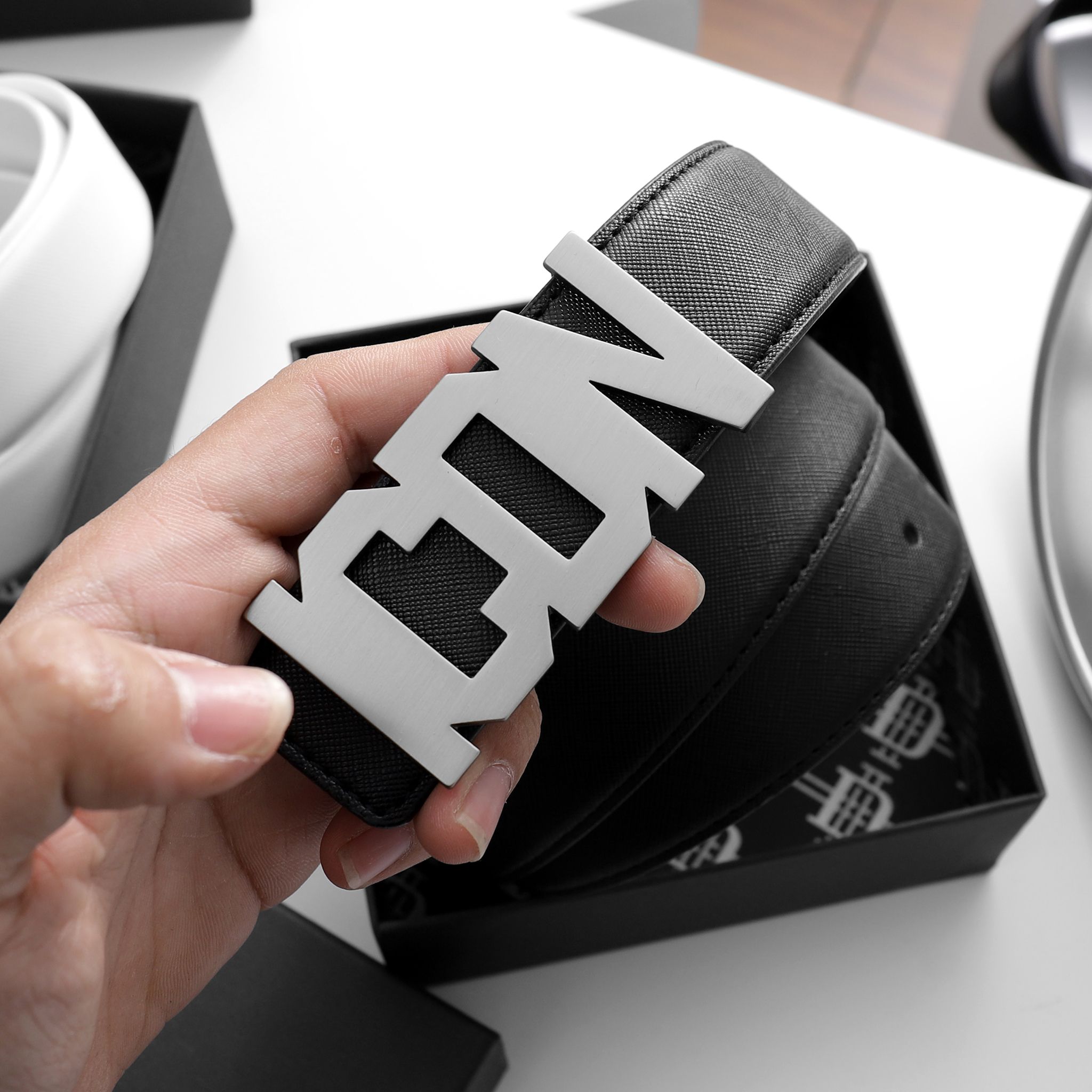 Thắt lưng ICON DENIM w logo ICDN SS20