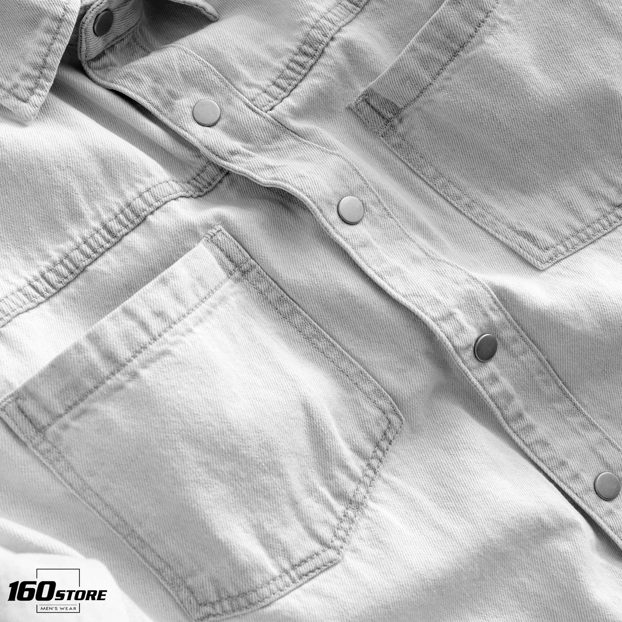 Áo sơmi denim BOUTON basic