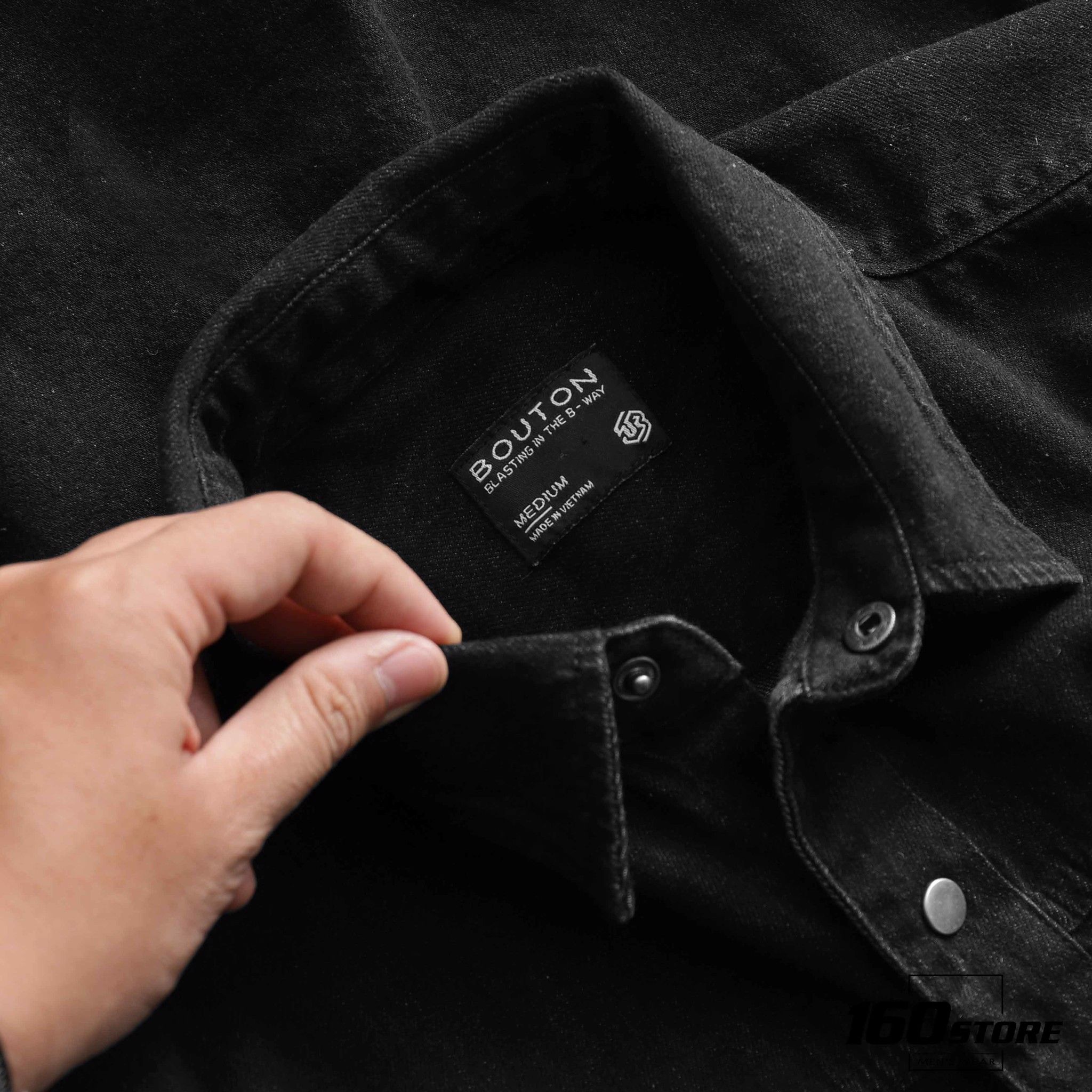 Áo sơmi denim BOUTON basic
