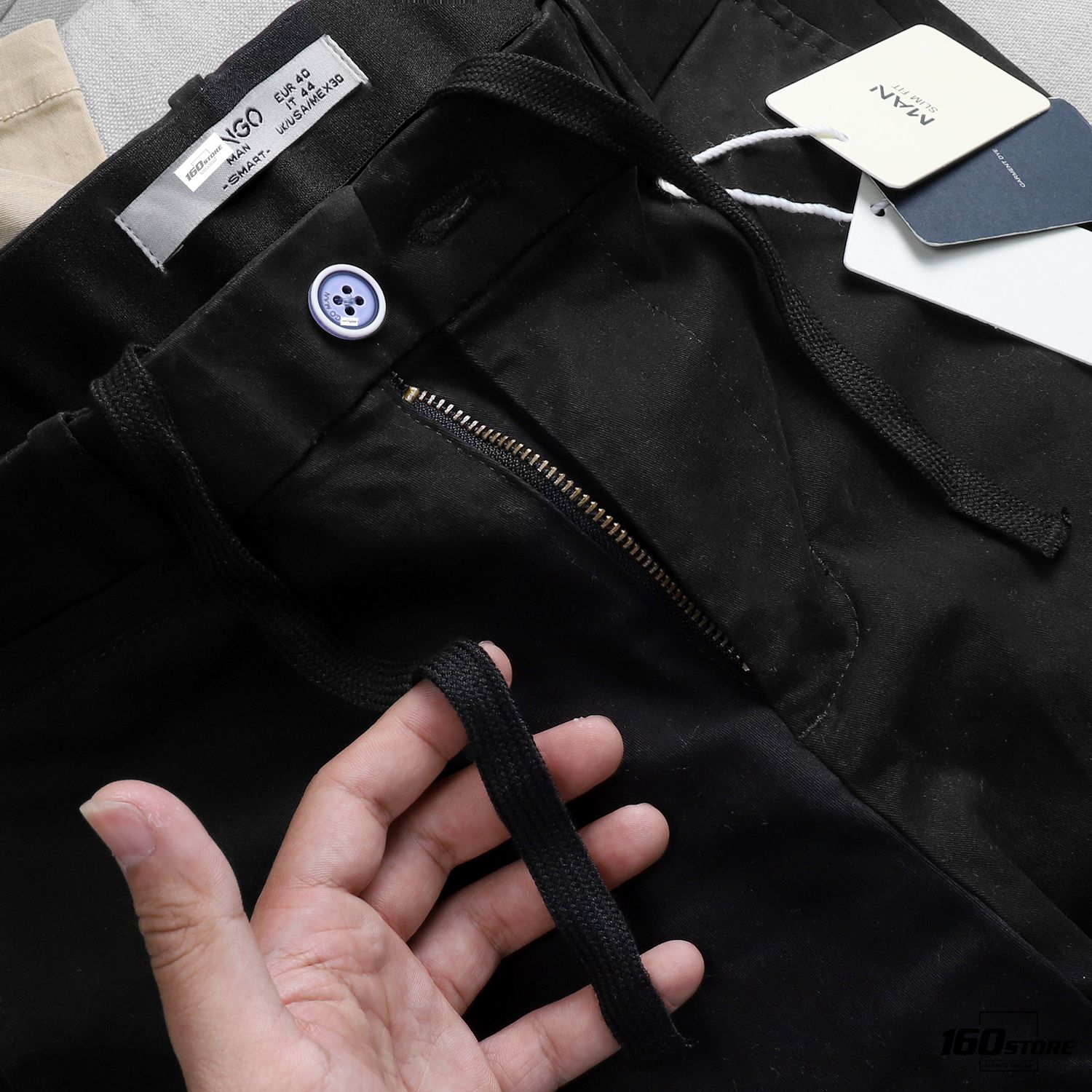 Quần kaki M.N.G slim fit