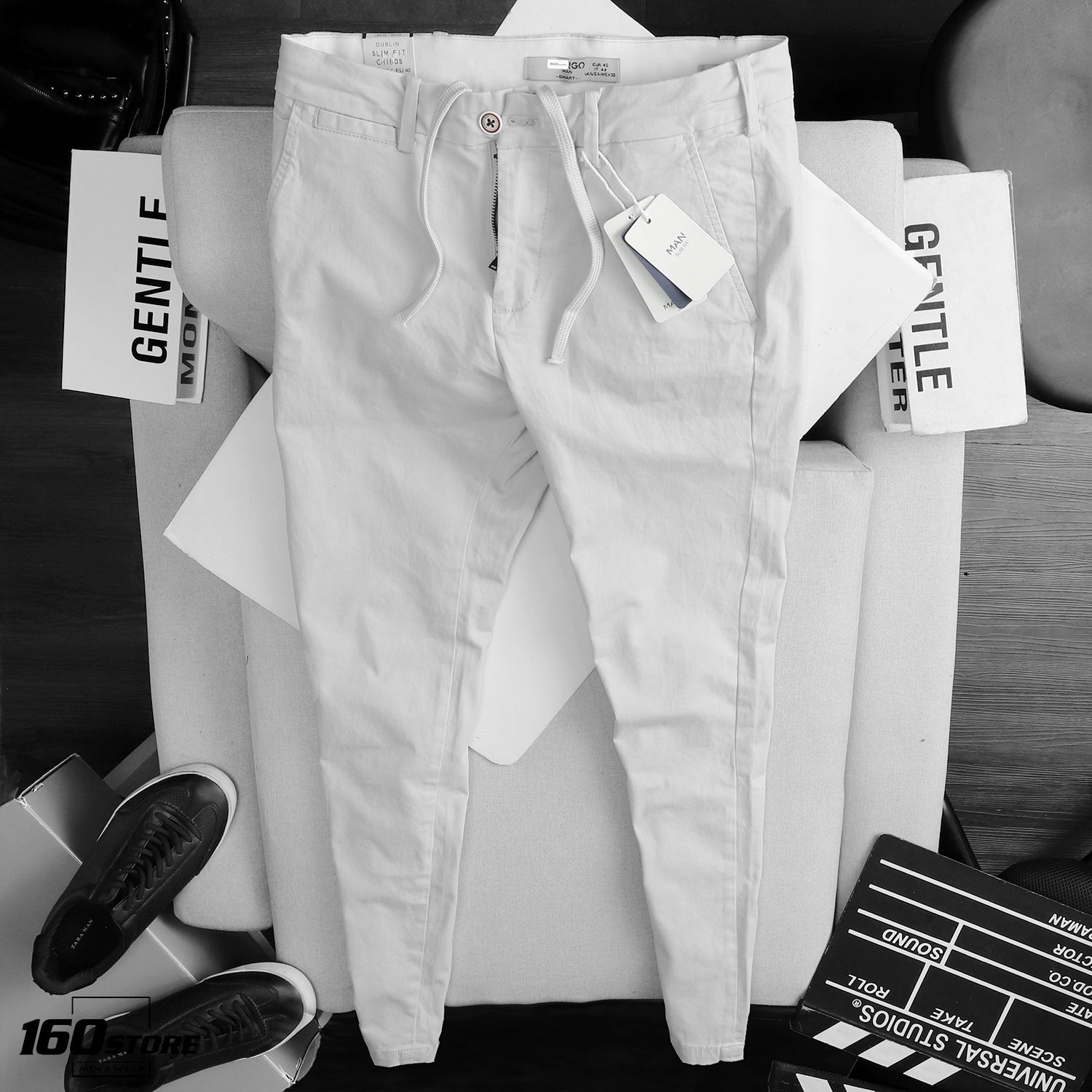 Quần kaki M.N.G slim fit