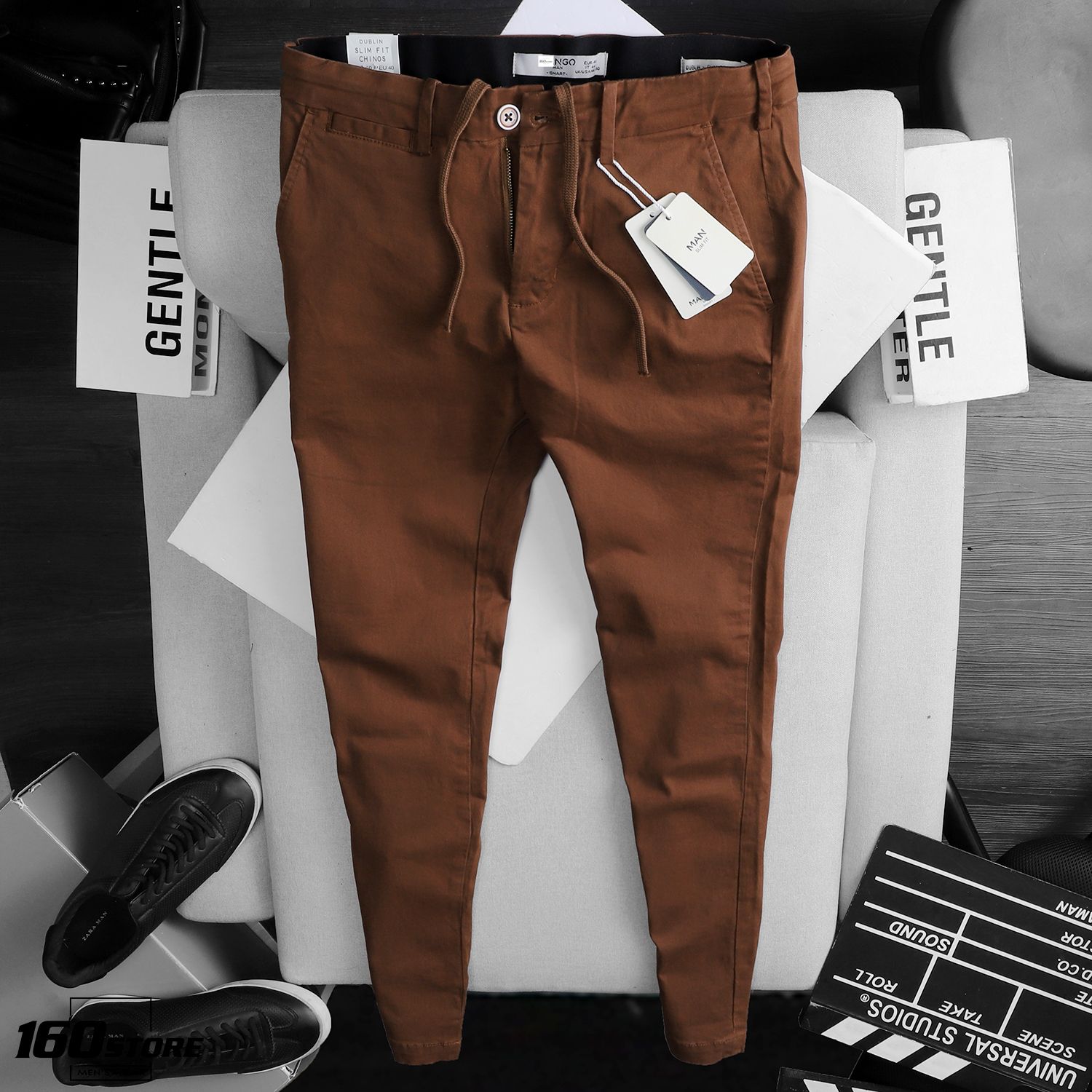 Quần kaki M.N.G slim fit