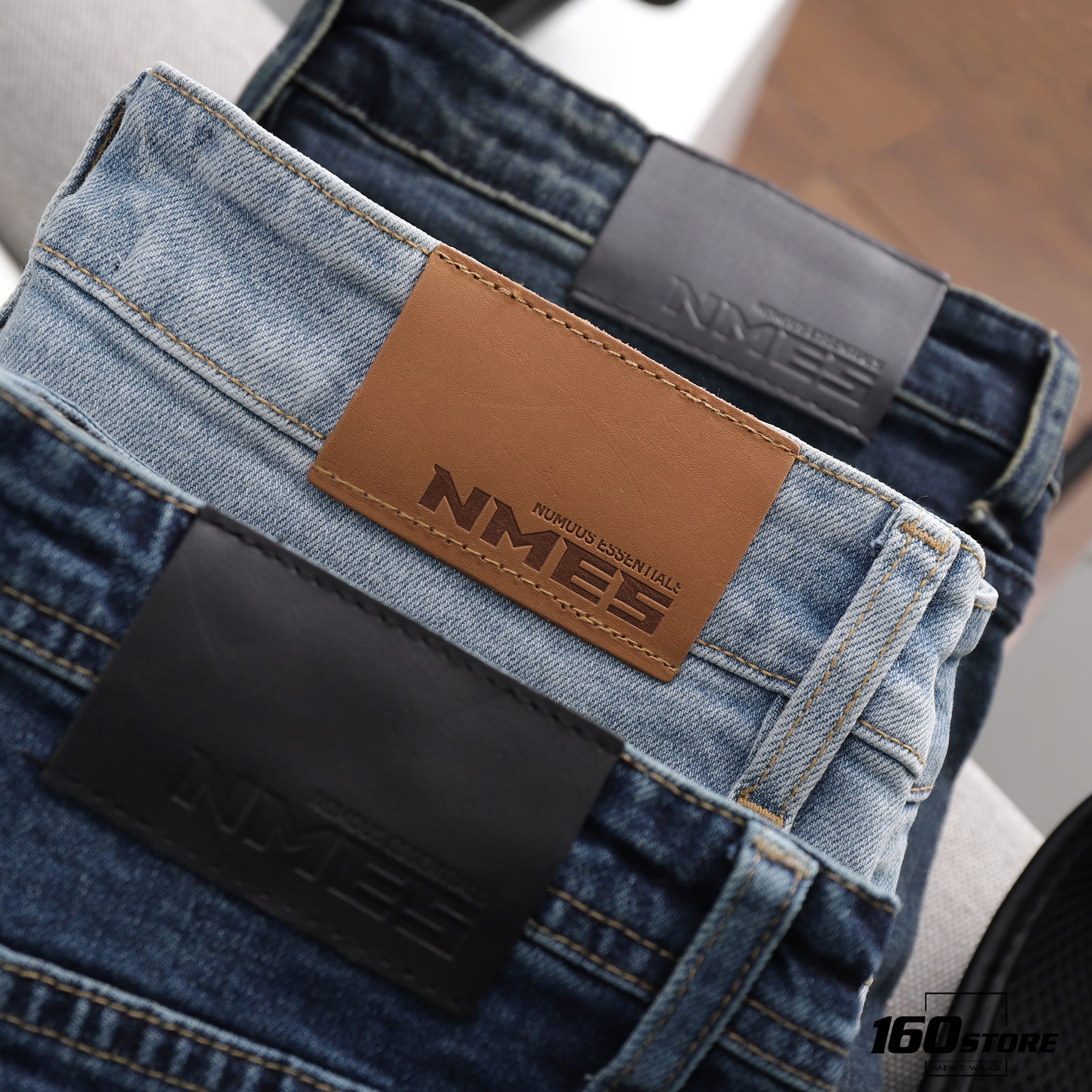 Quần jeans NOMOUS ESSENTIALS dark blue skinny