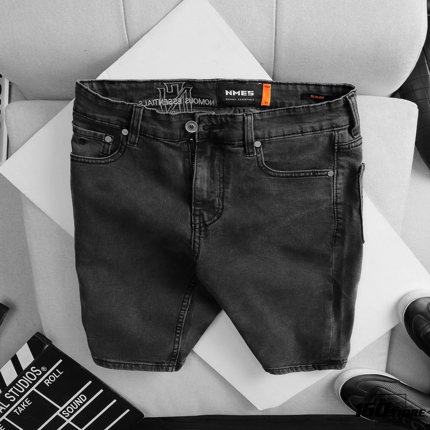 Quần short jeans Nomous Essentials w logo