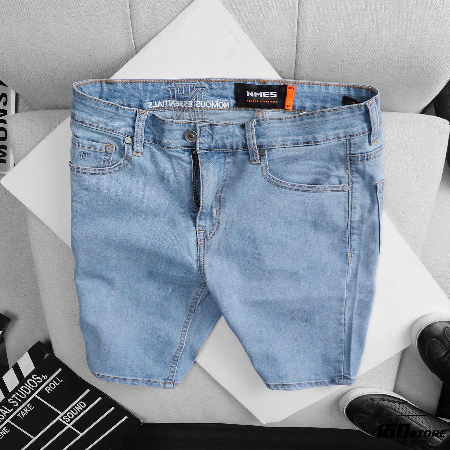 Quần short jeans Nomous Essentials w logo