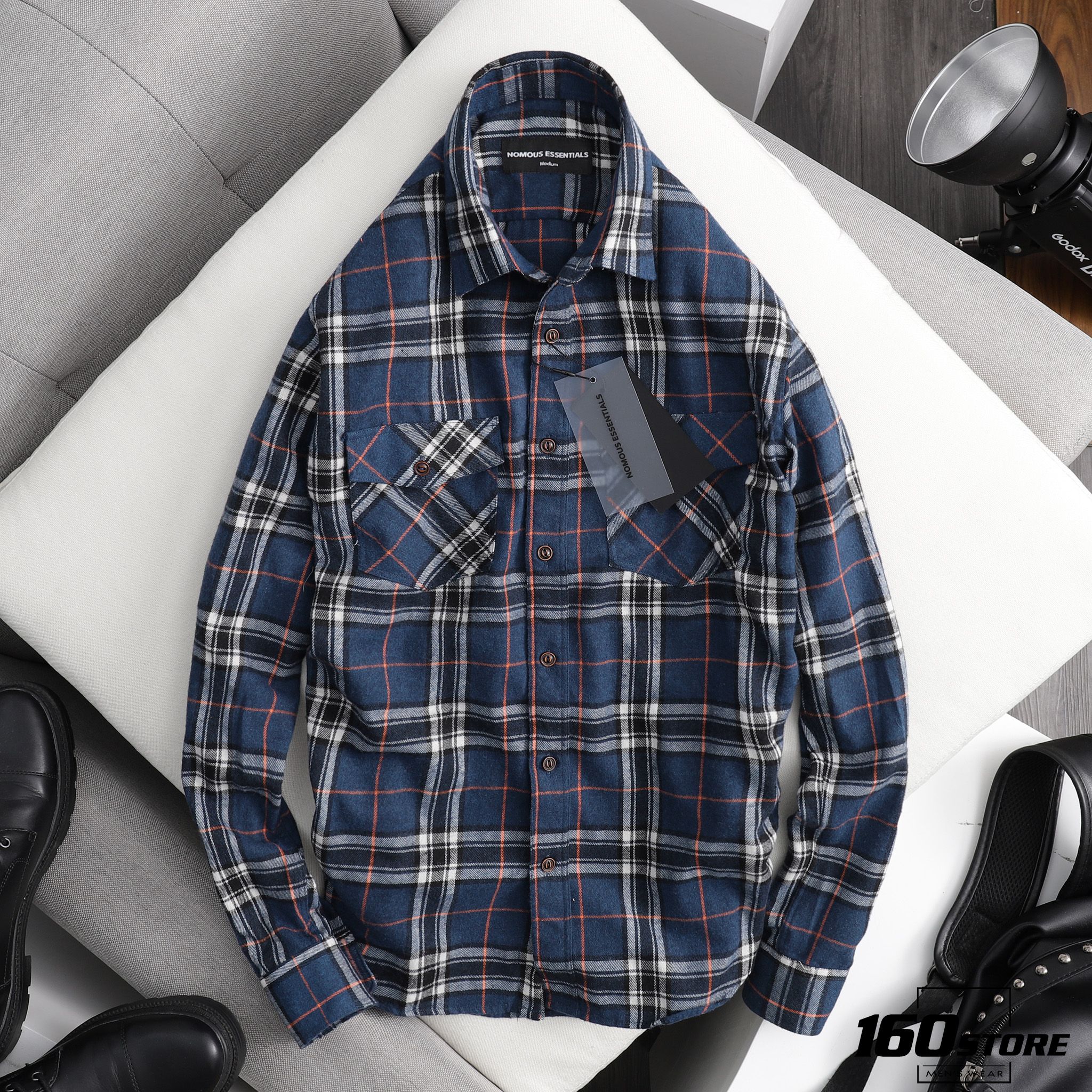 Áo sơmi caro NOMOUS ESSENTIALS flannel