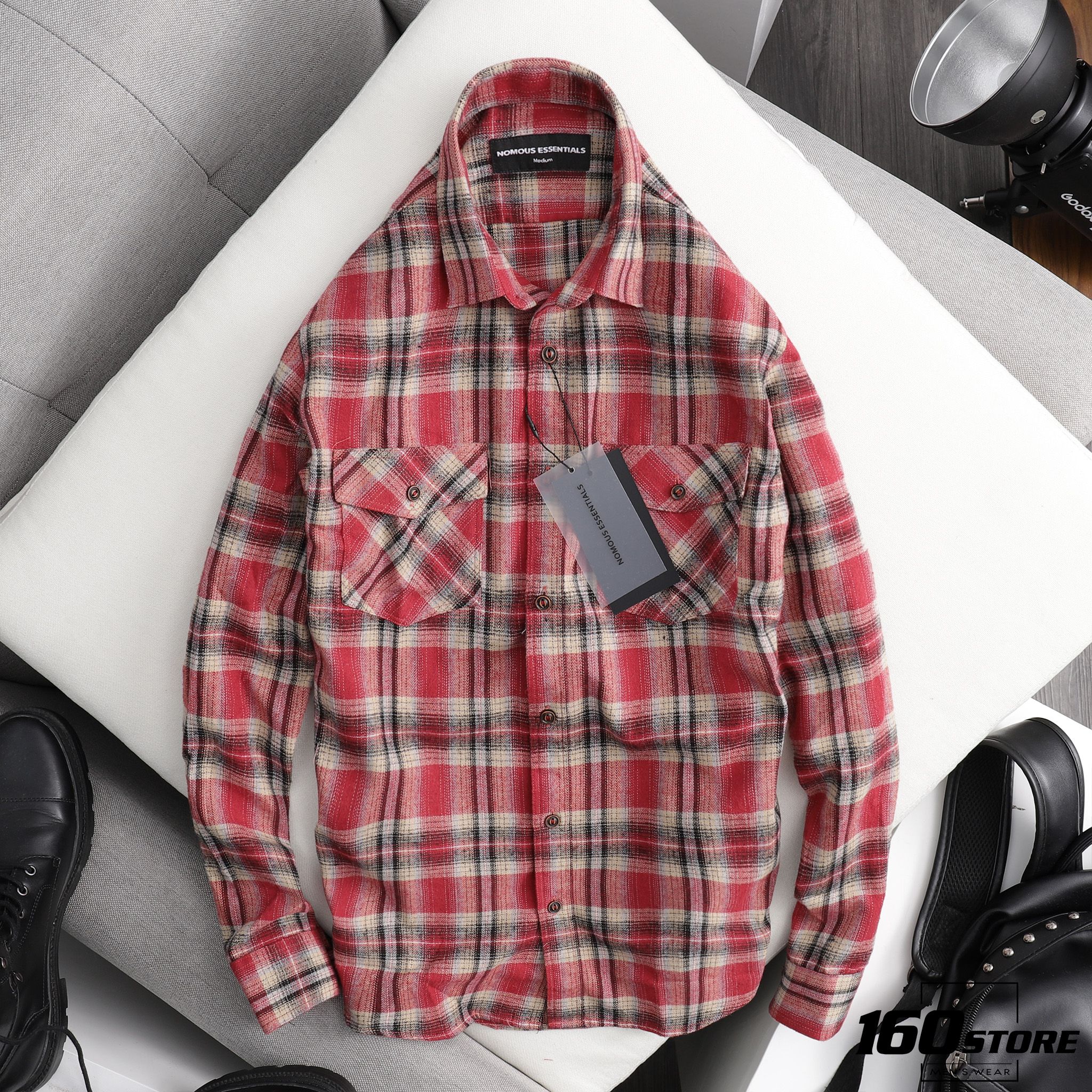 Áo sơmi caro NOMOUS ESSENTIALS flannel