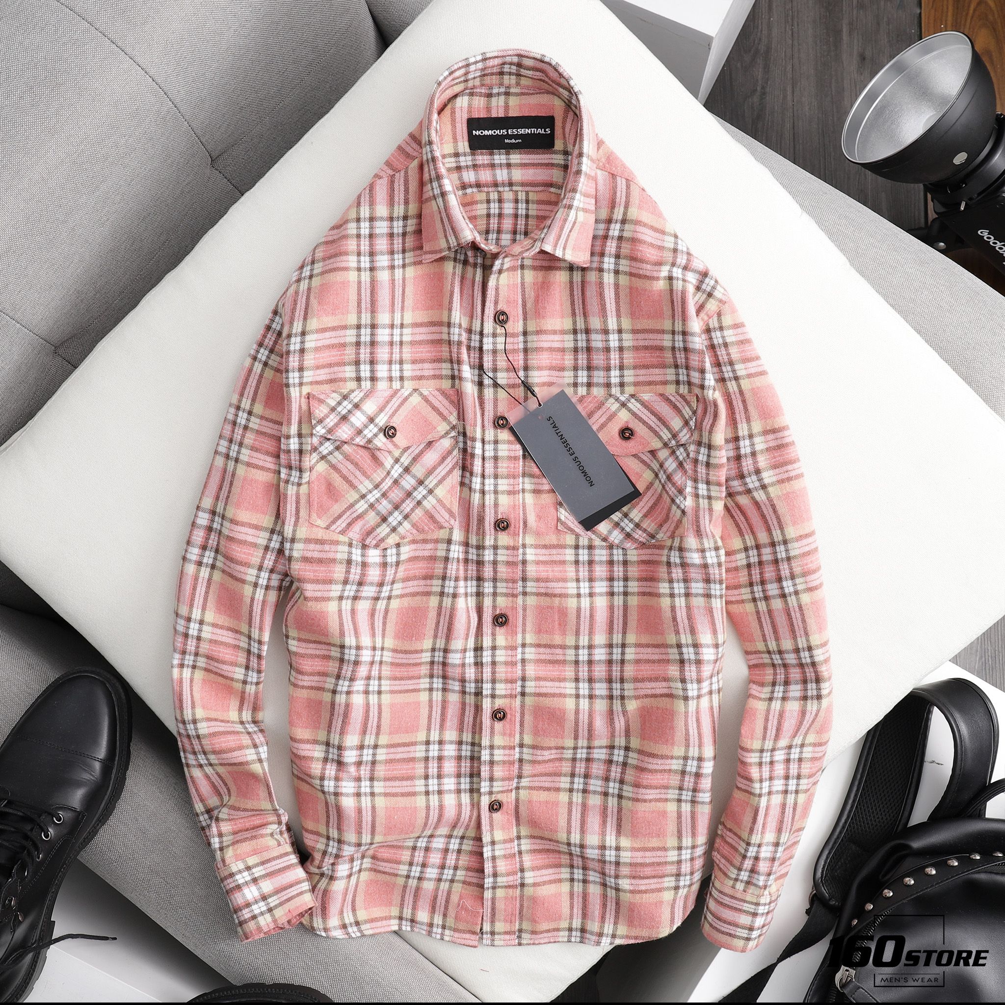 Áo sơmi caro NOMOUS ESSENTIALS flannel