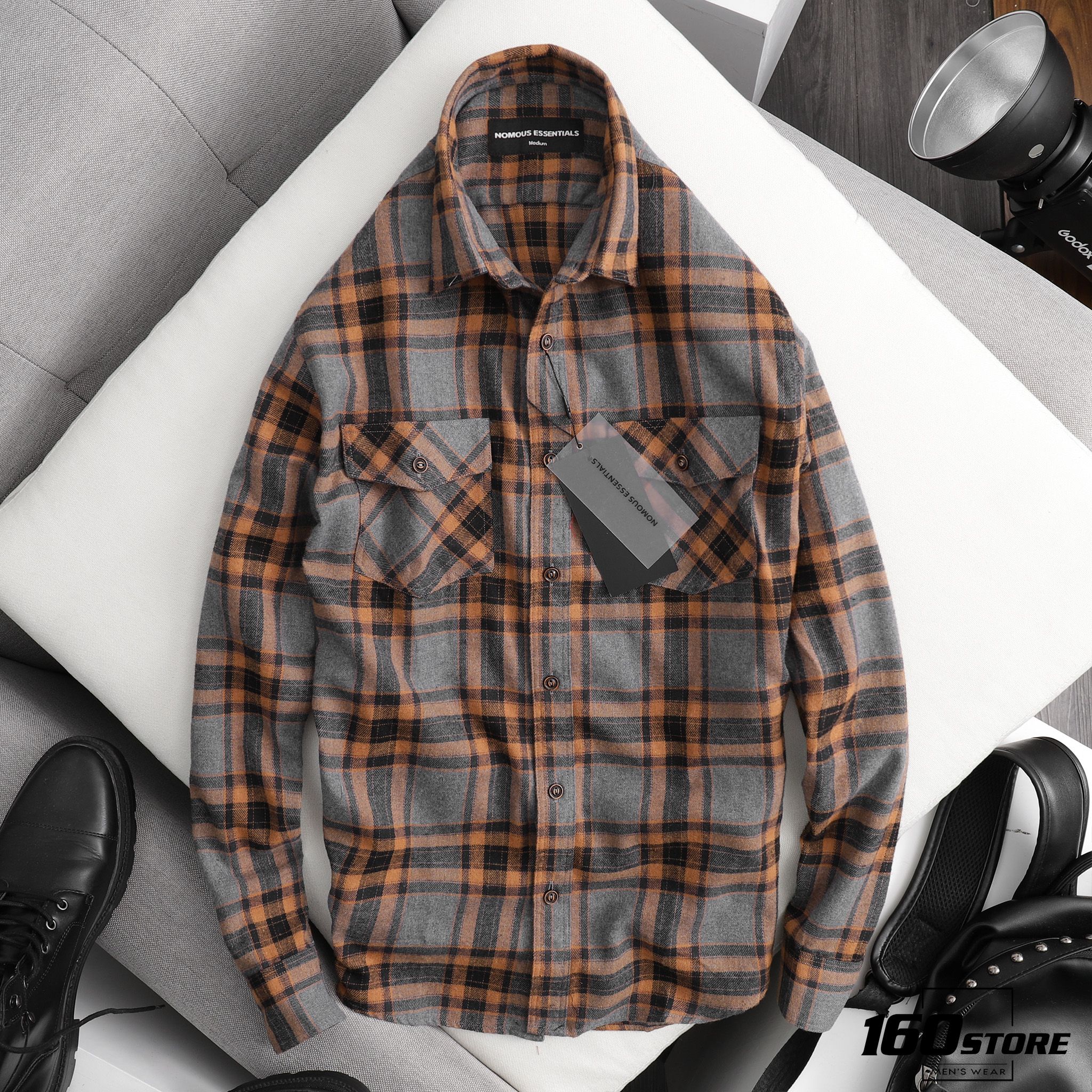 Áo sơmi caro NOMOUS ESSENTIALS flannel