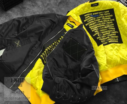 DSL Black J-West Bomber Jacket