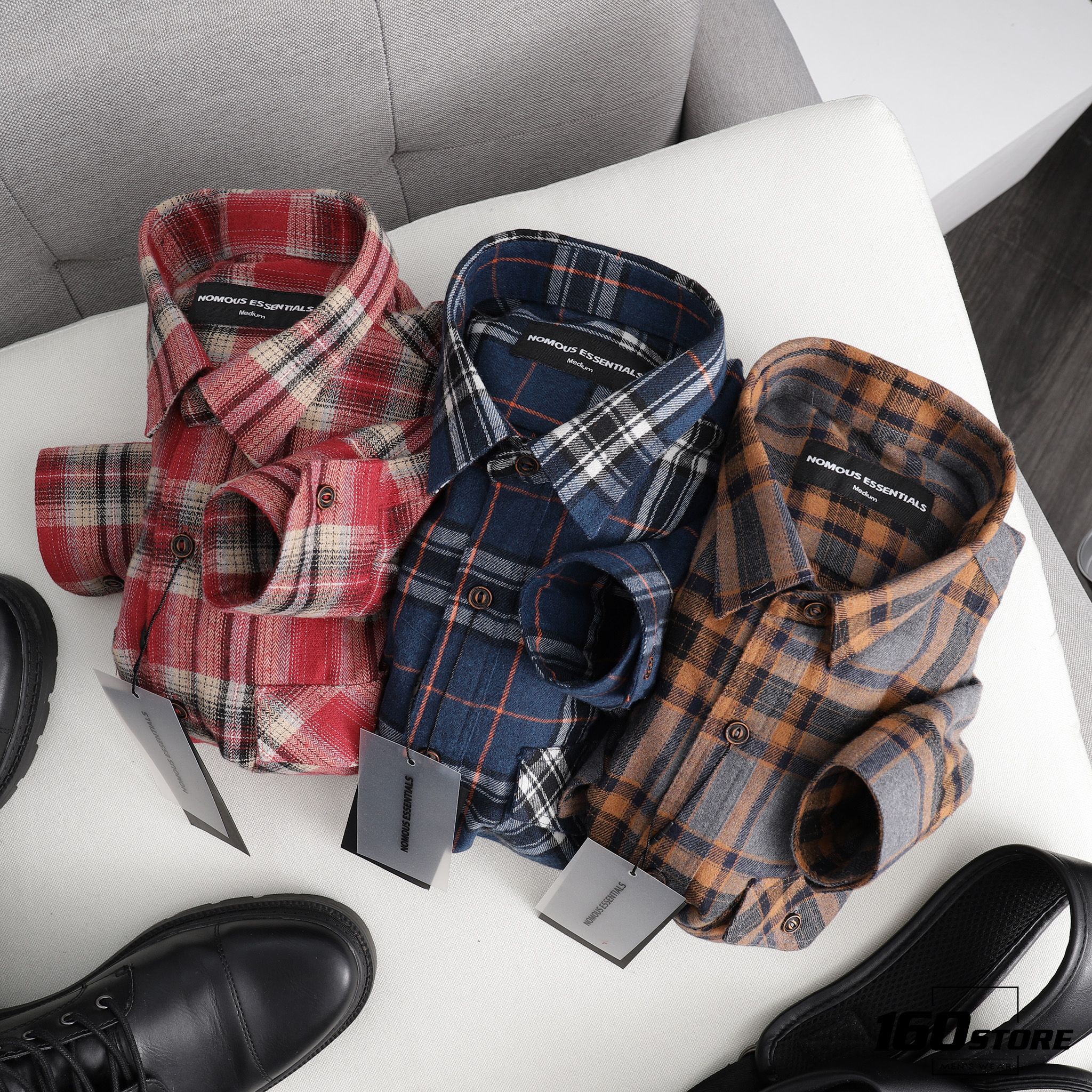 Áo sơmi caro NOMOUS ESSENTIALS flannel