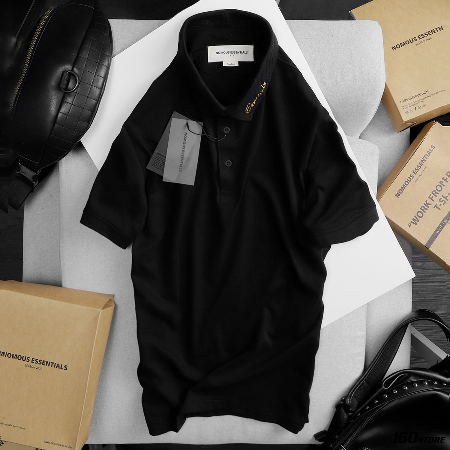 Áo polo Nomous Essentials embroidery signature