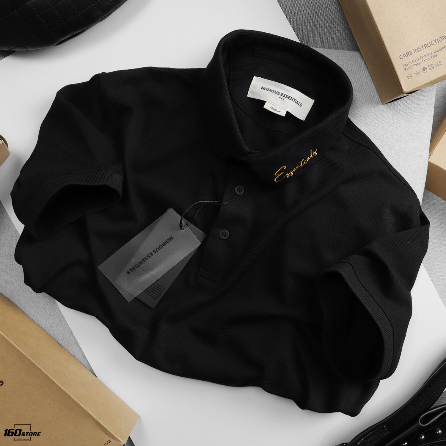 Áo polo Nomous Essentials embroidery signature