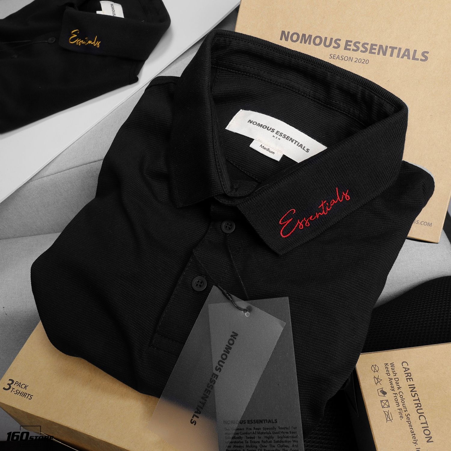 Áo polo Nomous Essentials embroidery signature