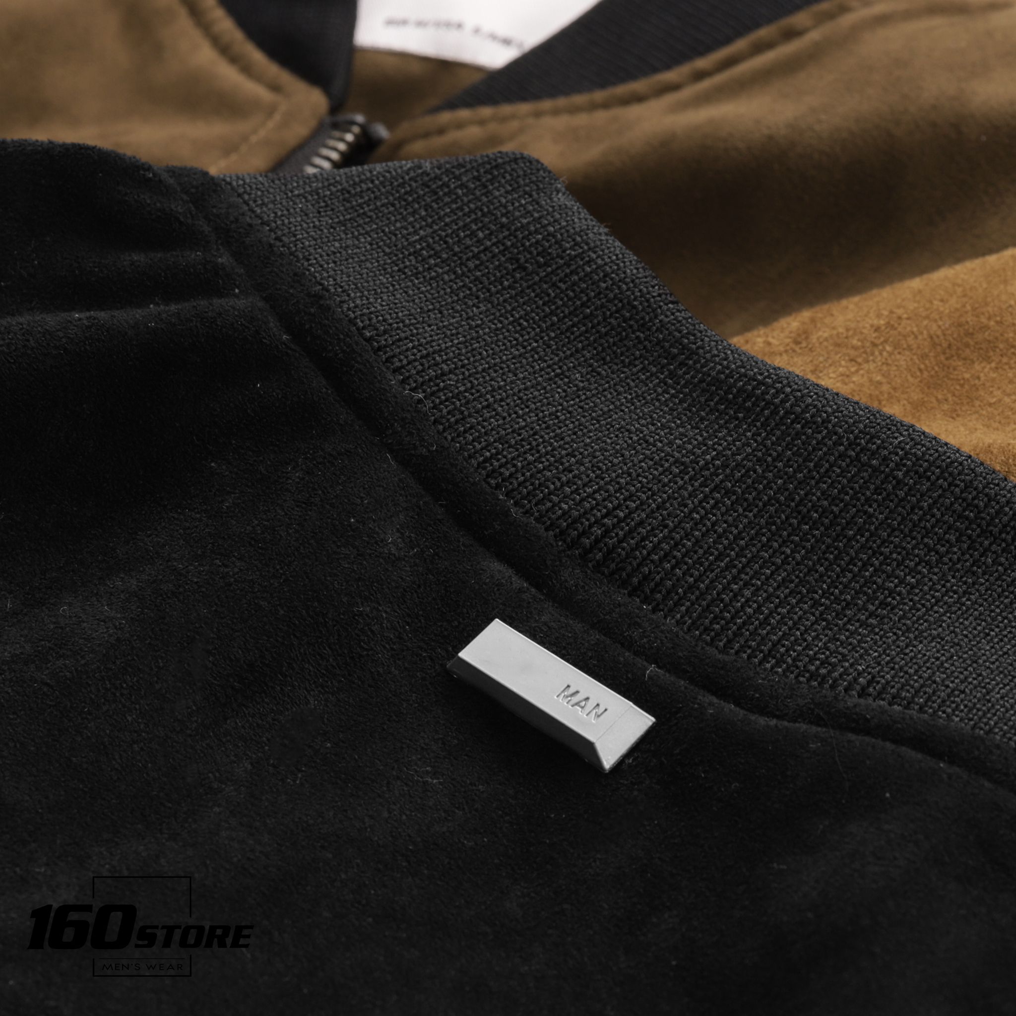 Áo khoác bomber M.N.G suede