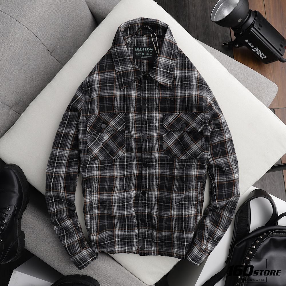 Áo khoác caro BOUTON flannel jacket