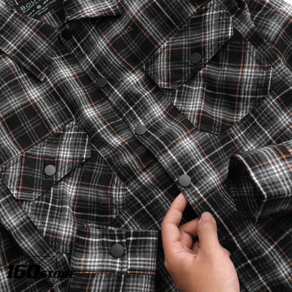 Áo khoác caro BOUTON flannel jacket