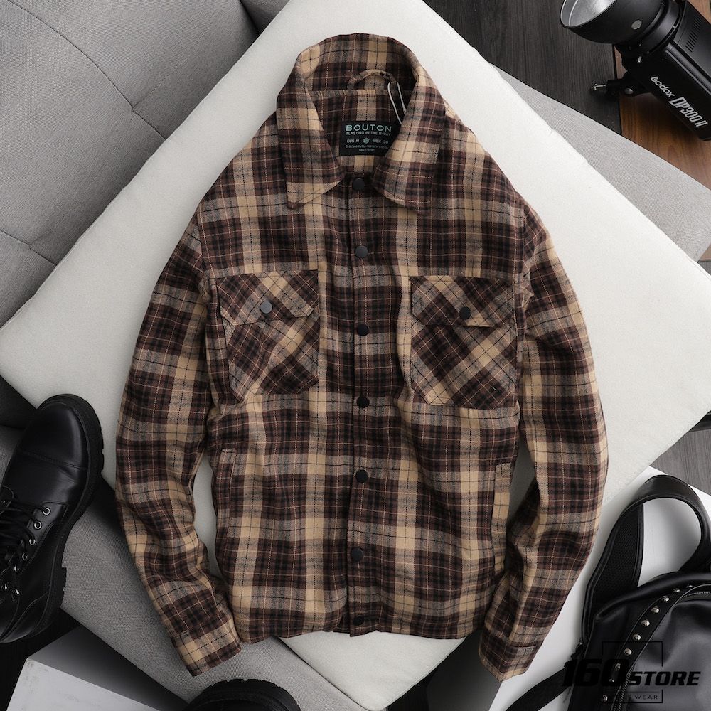 Áo khoác caro BOUTON flannel jacket