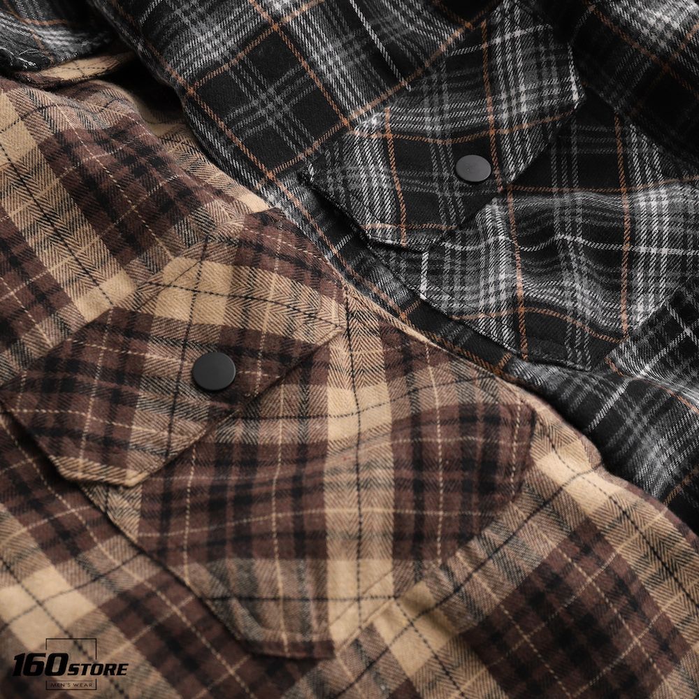 Áo khoác caro BOUTON flannel jacket