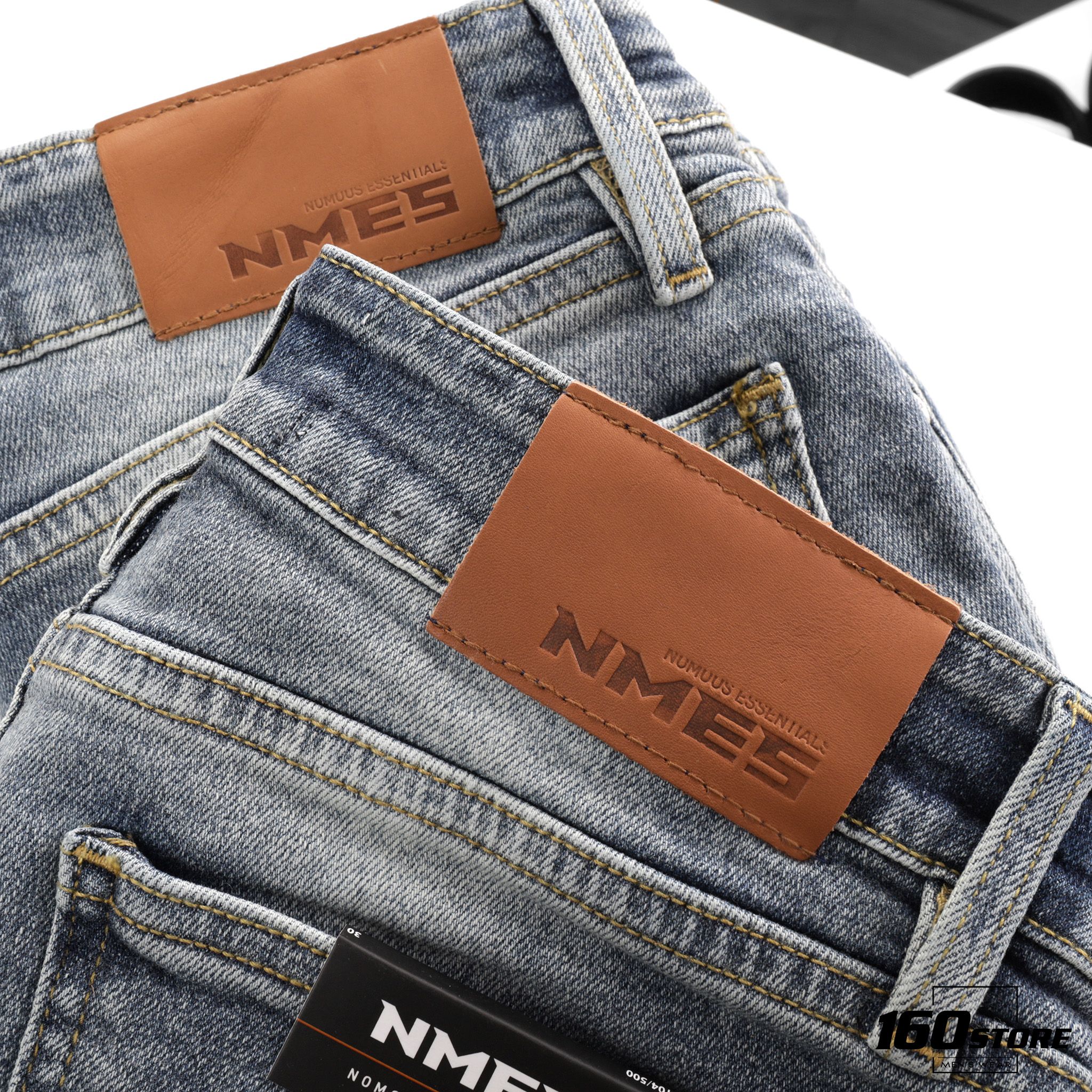Quần jeans NOMOUS ESSENTIALS Ripped wash