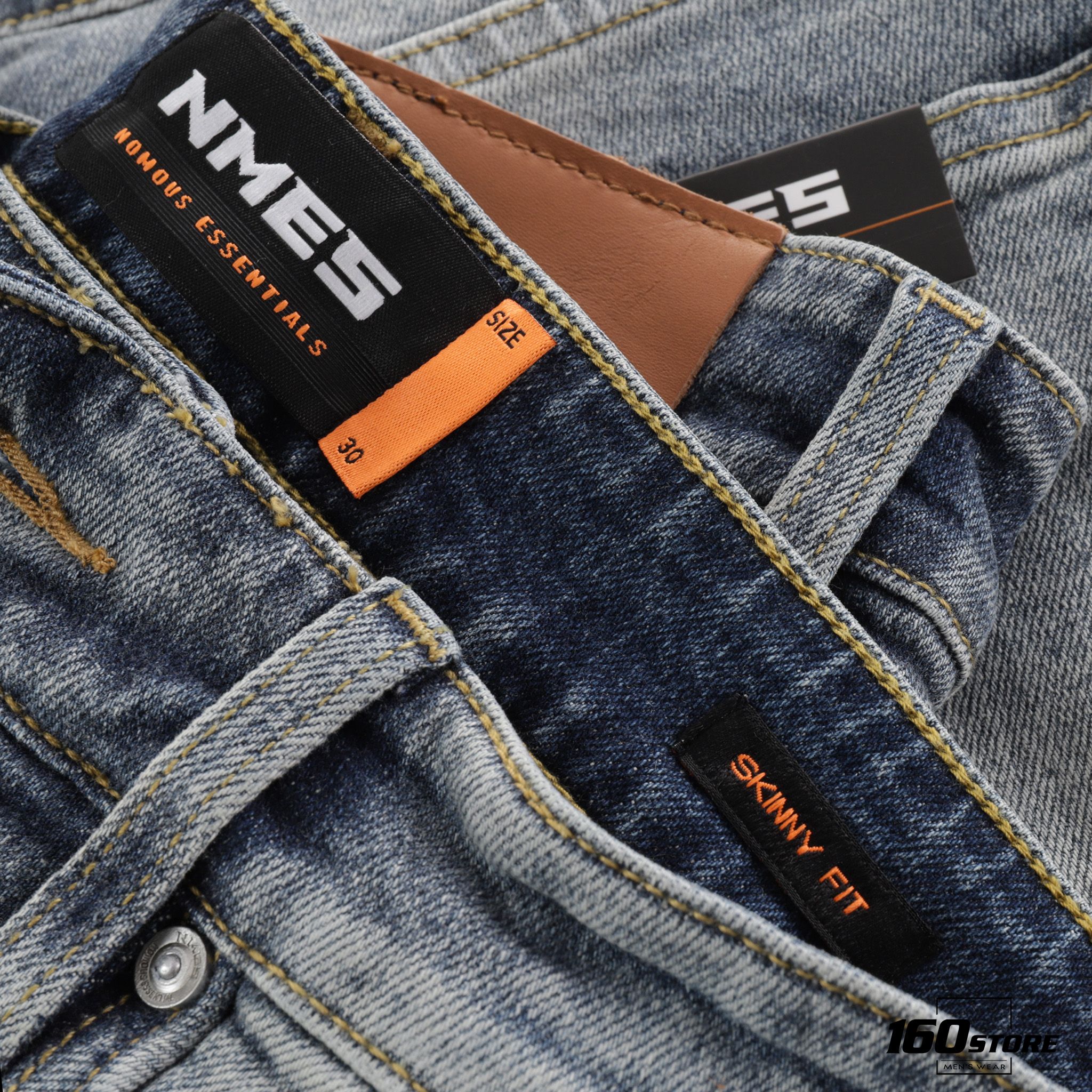 Quần jeans NOMOUS ESSENTIALS Ripped wash