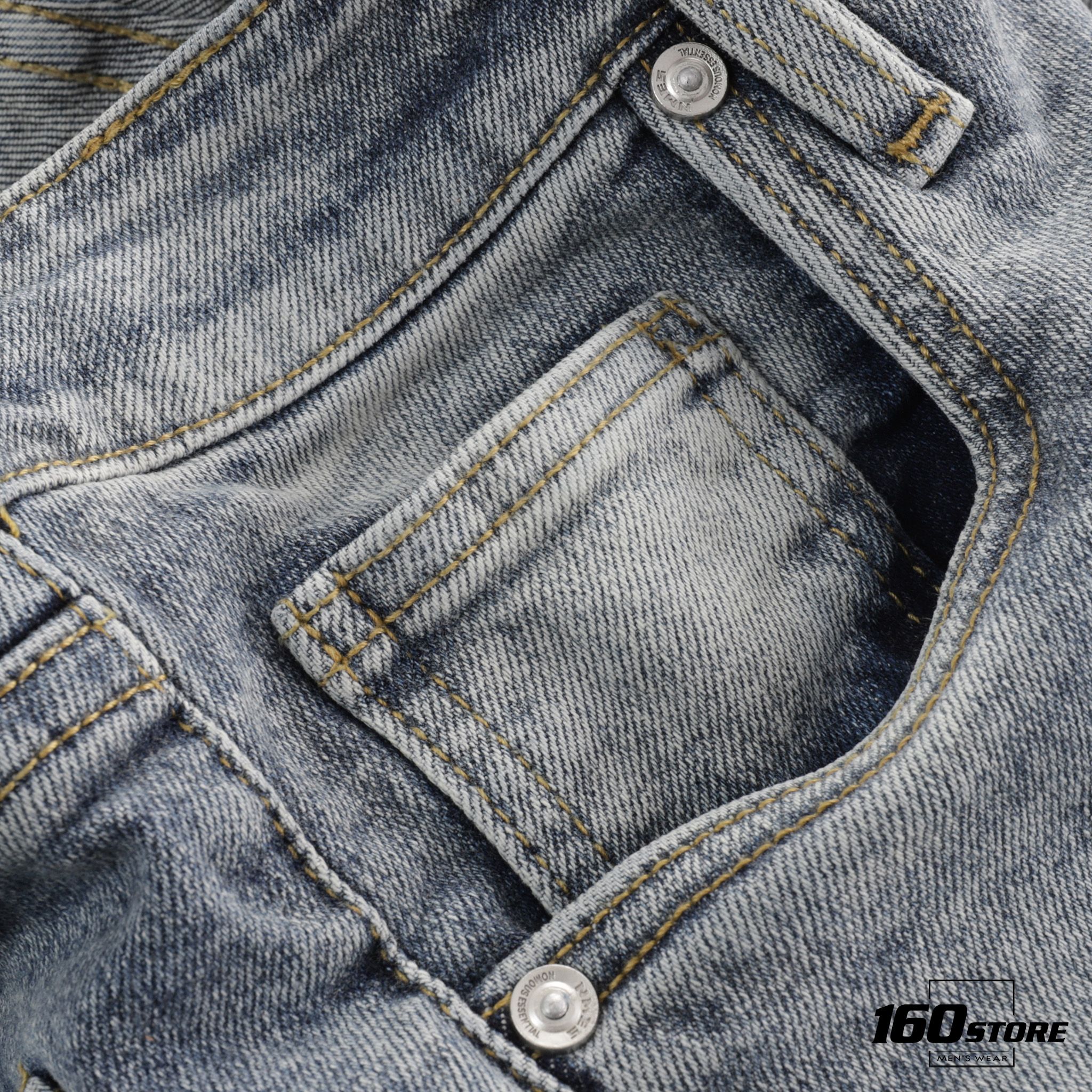 Quần jeans NOMOUS ESSENTIALS Ripped wash