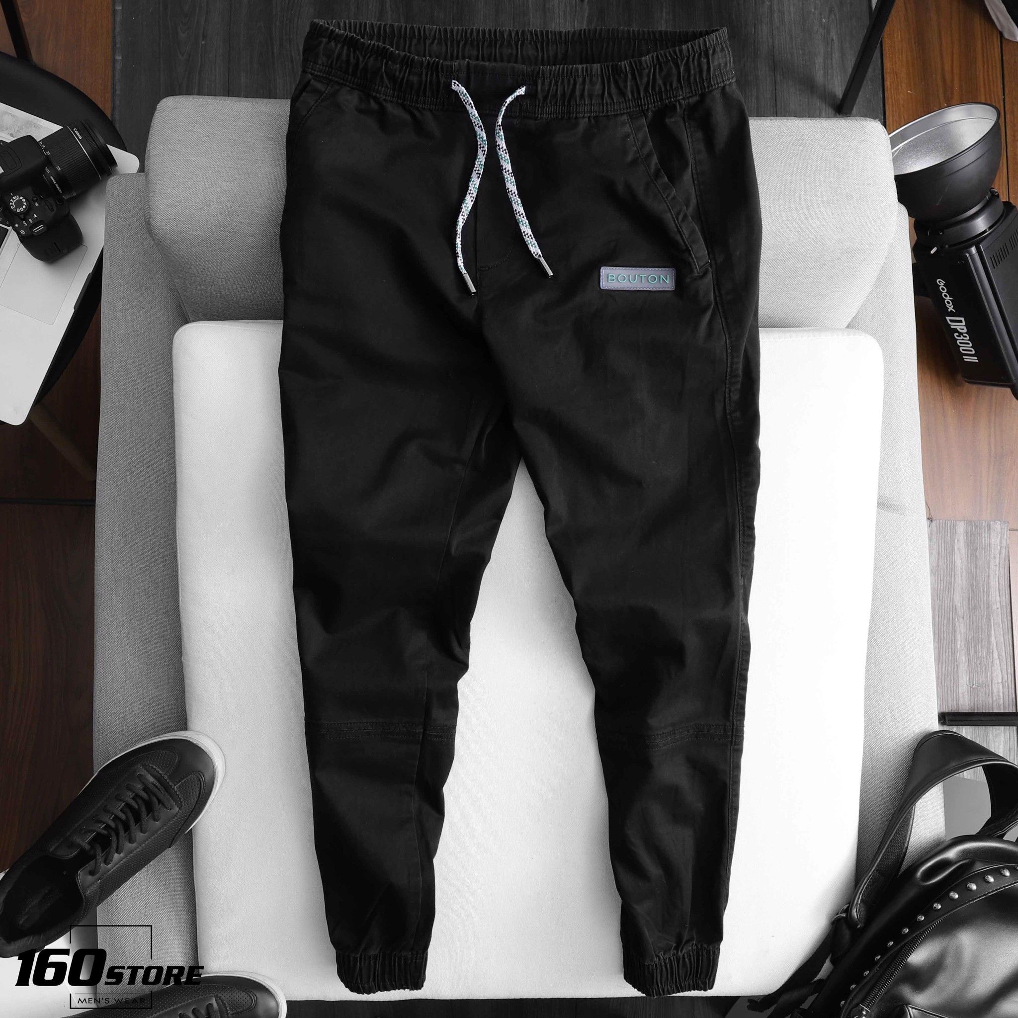 Quần jogger kaki BOUTON ss21