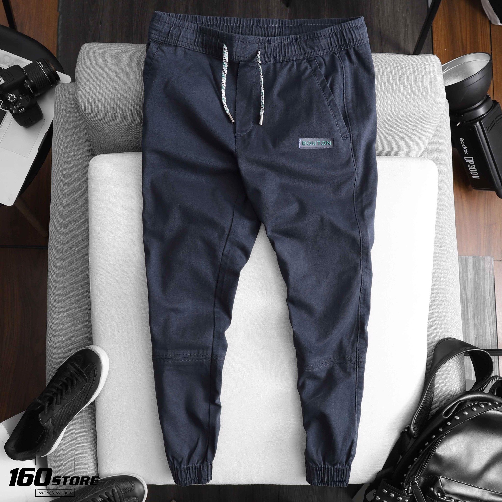 Quần jogger kaki BOUTON ss21