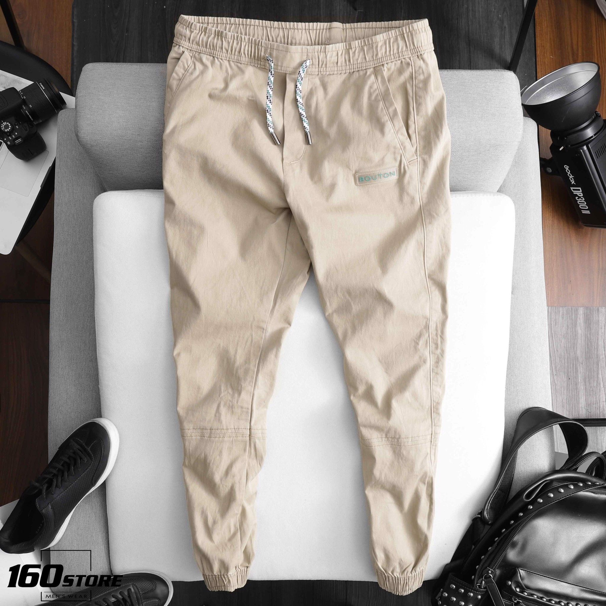 Quần jogger kaki BOUTON ss21