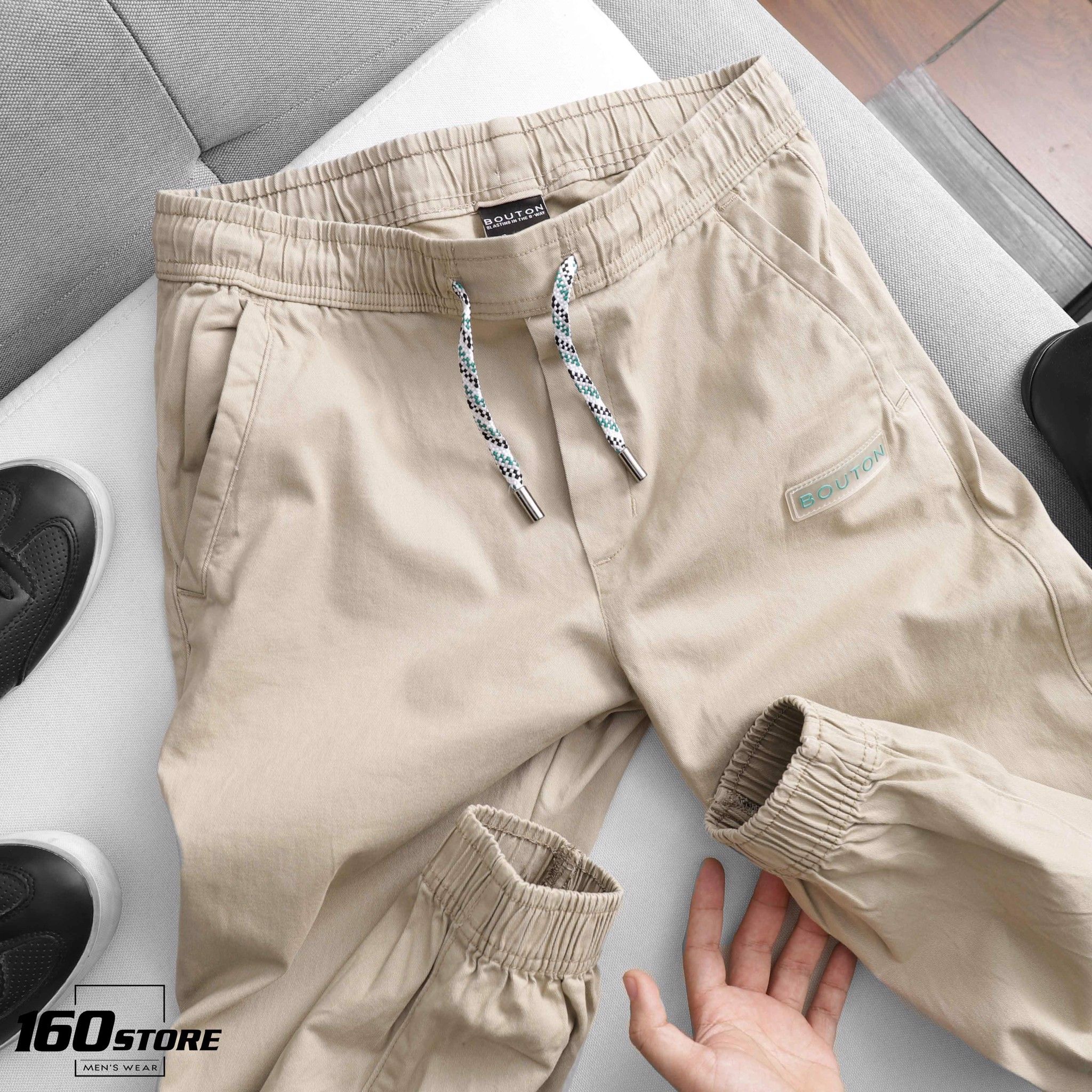 Quần jogger kaki BOUTON ss21
