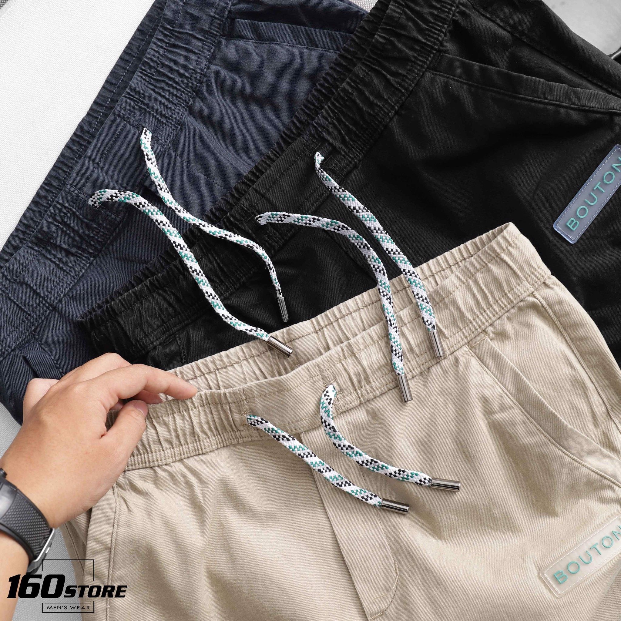 Quần jogger kaki BOUTON ss21