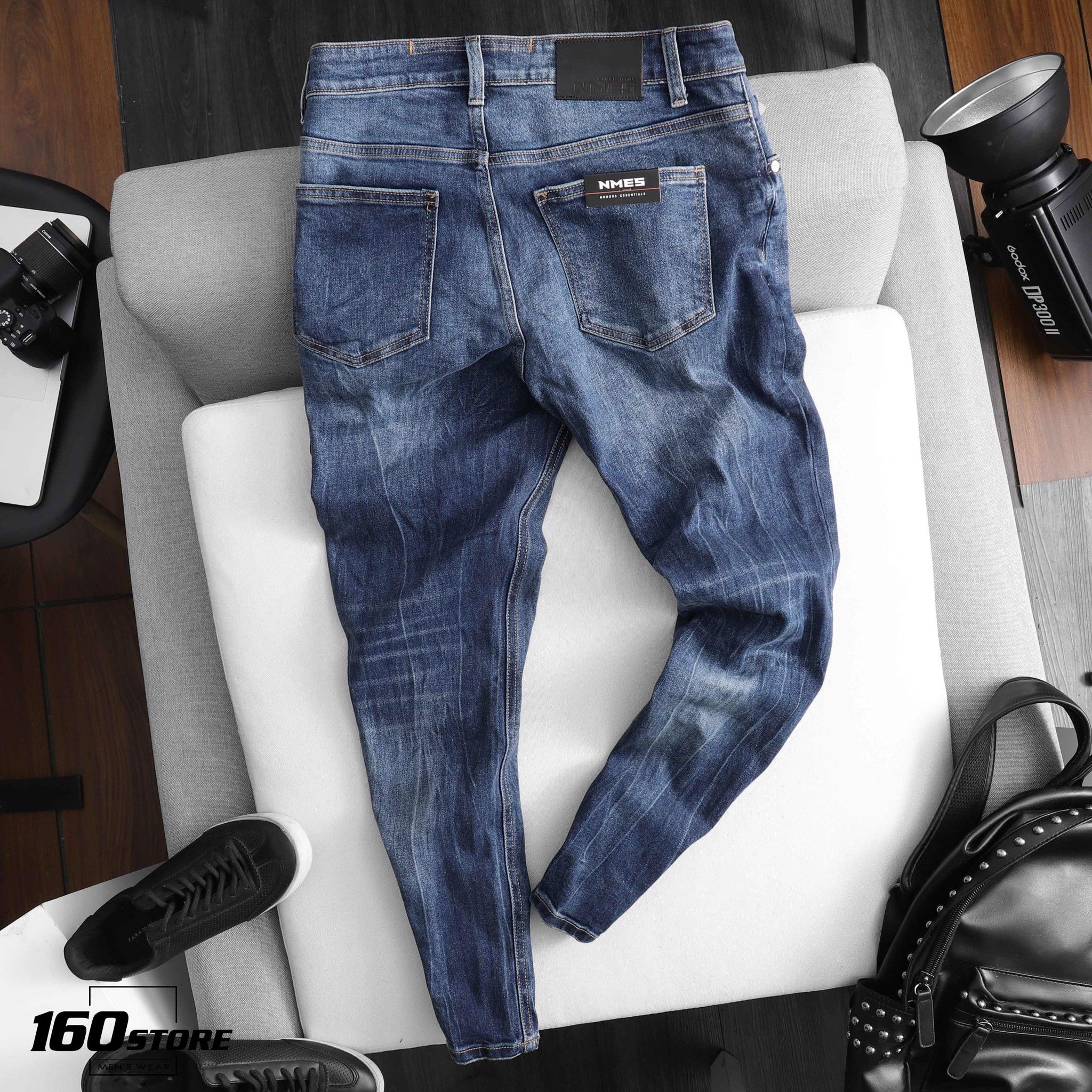 Quần jeans NOMOUS ESSENTIALS Dark blue skinny