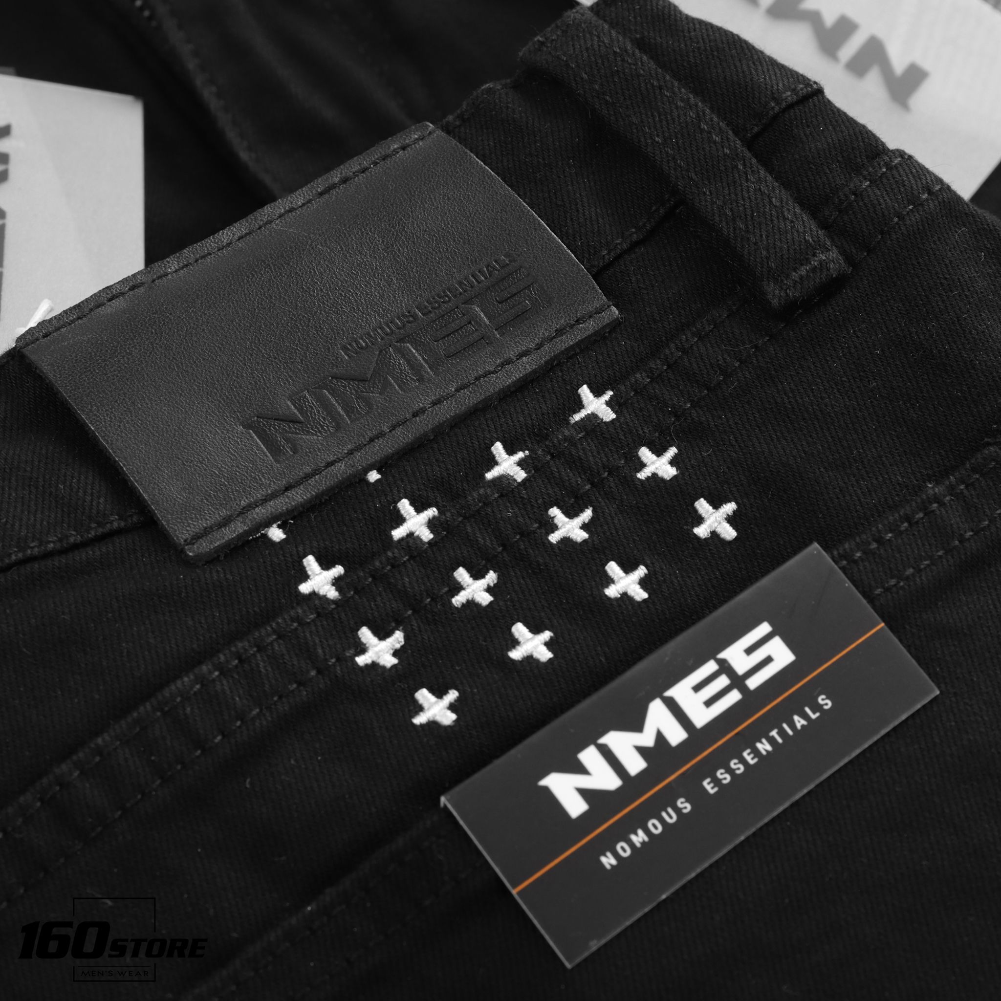 Quần jeans NOMOUS ESSENTIALS skinny black