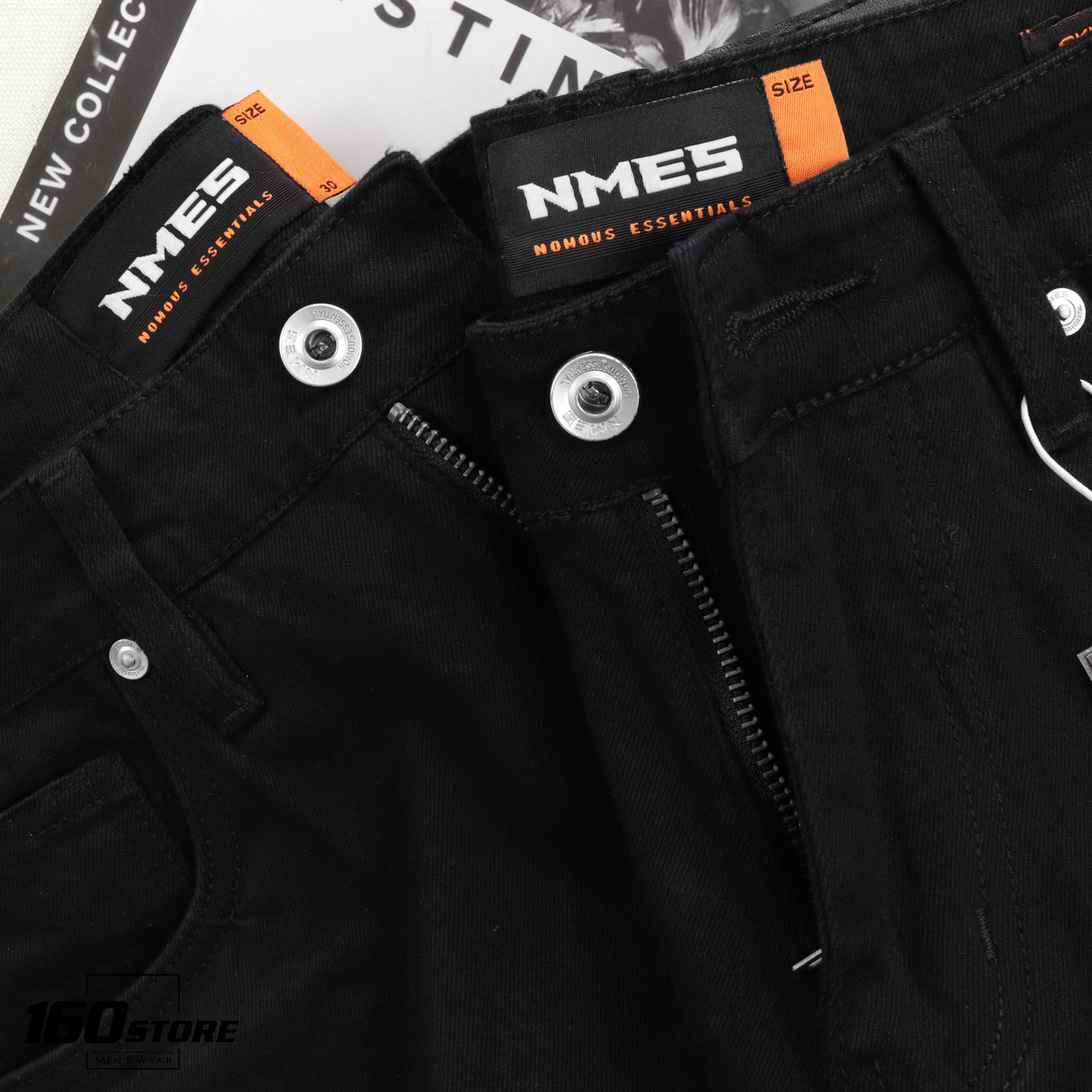Quần jeans NOMOUS ESSENTIALS skinny black