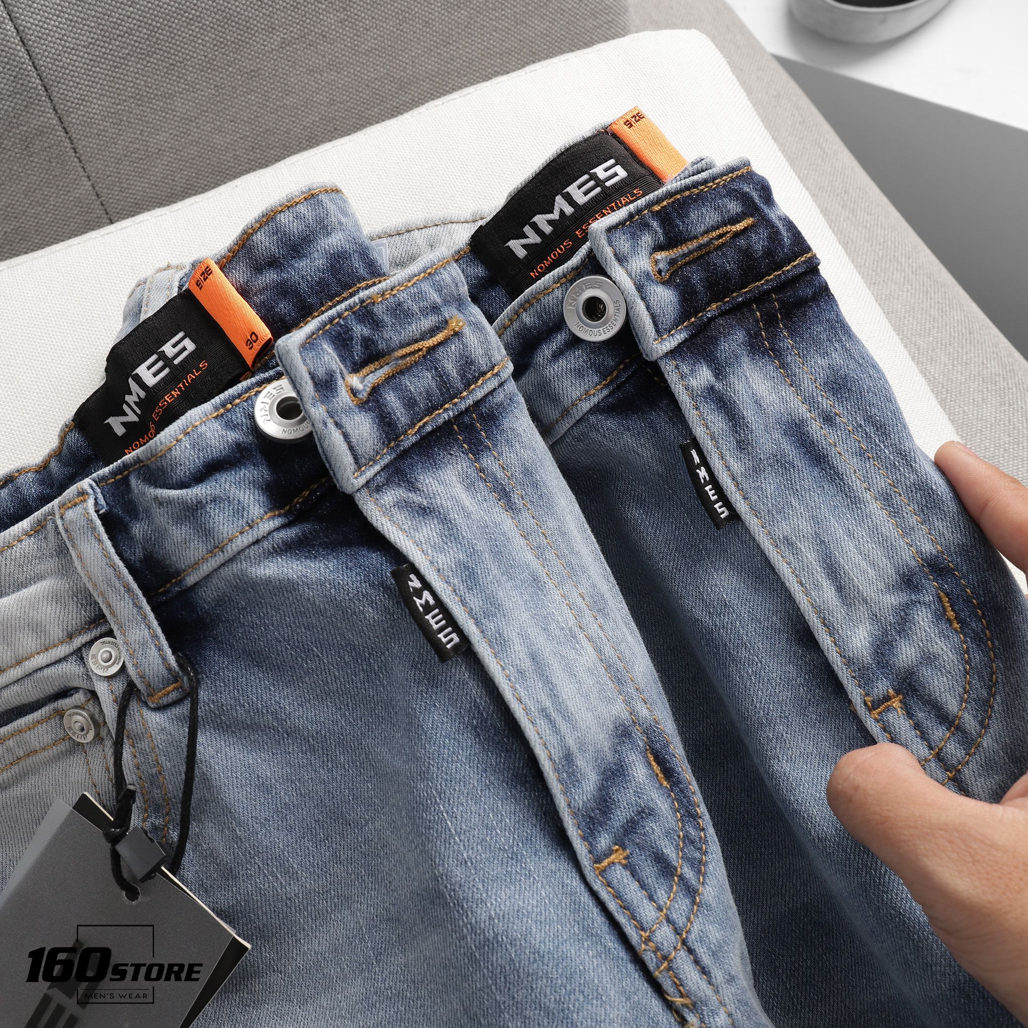 Quần short jeans NOMOUS ESSENTIALS skinny