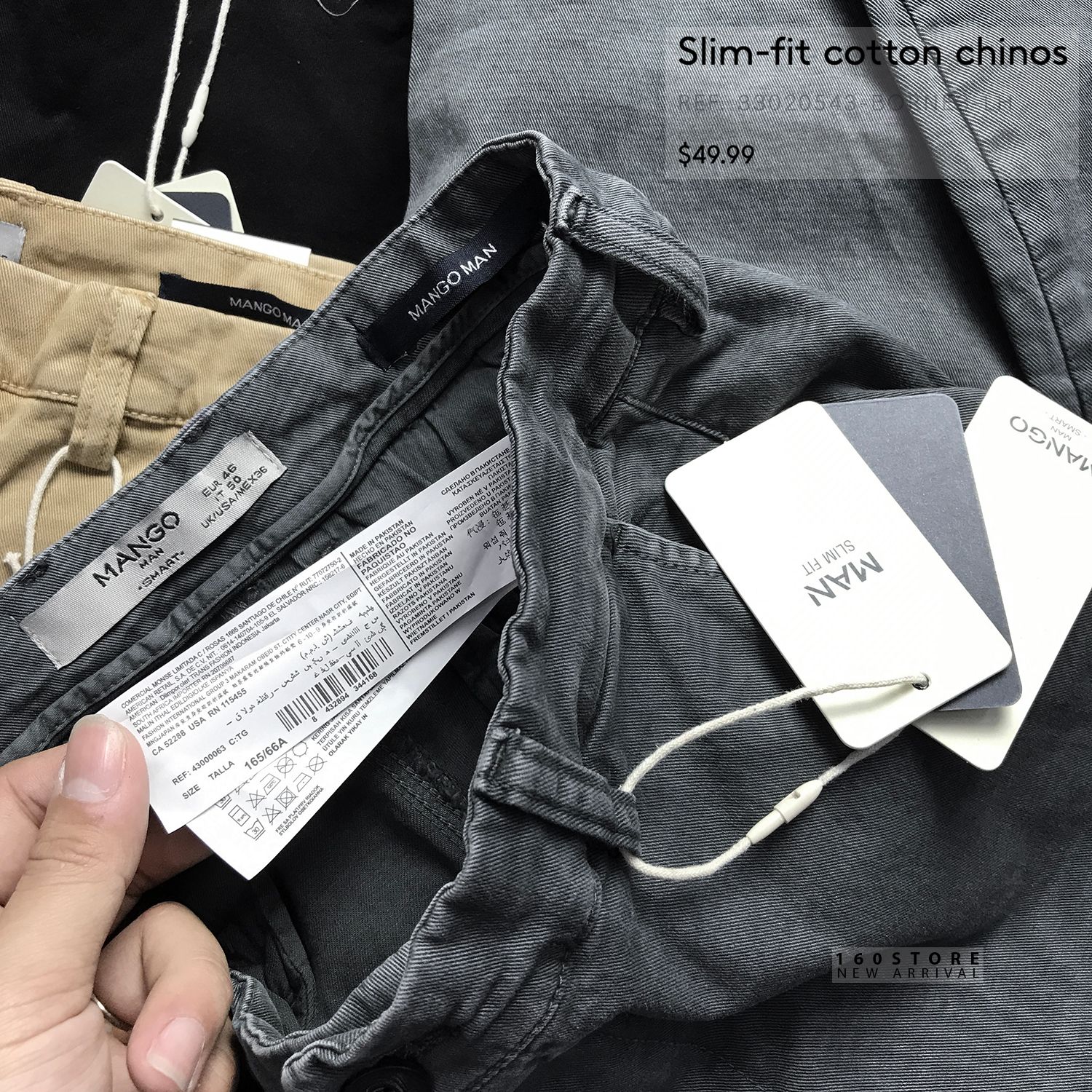 MNG Slim fit Cotton Chinos