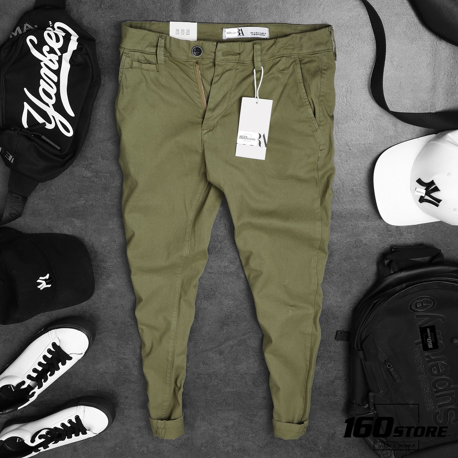 Quần kaki ZRA slim fit