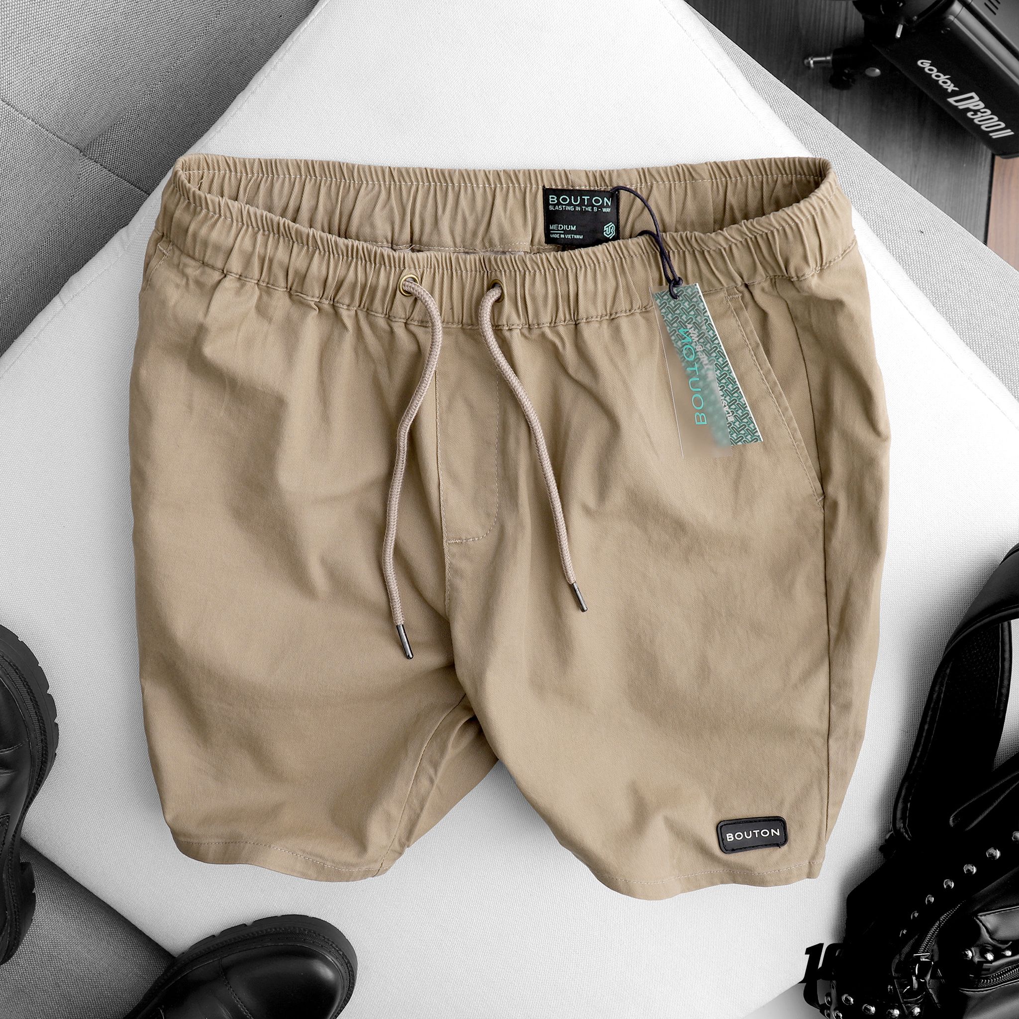 Quần short kaki lưng thun BOUTON ss21