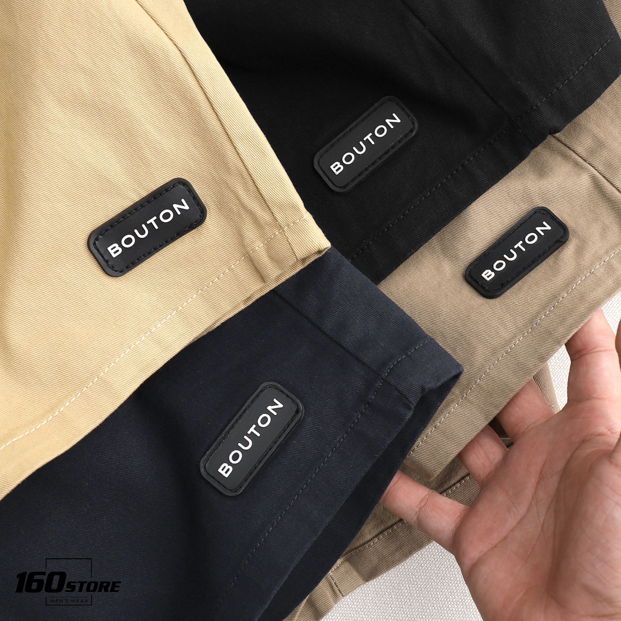 Quần short kaki lưng thun BOUTON ss21