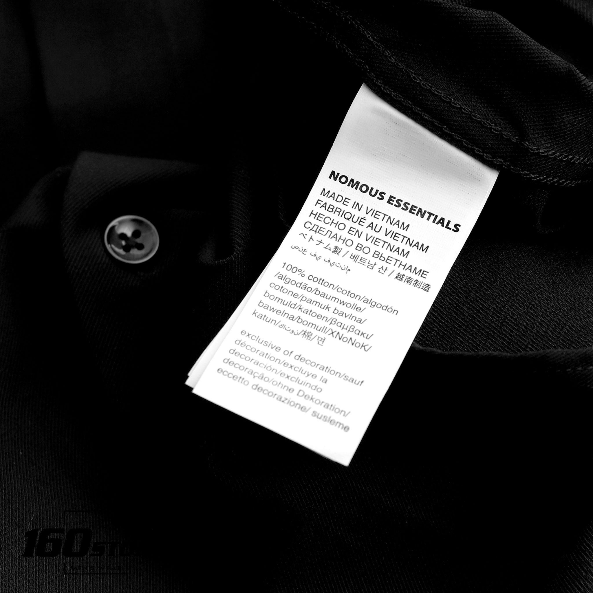 Áo sơmi NOMOUS ESSENTIALS slim (vân chéo)