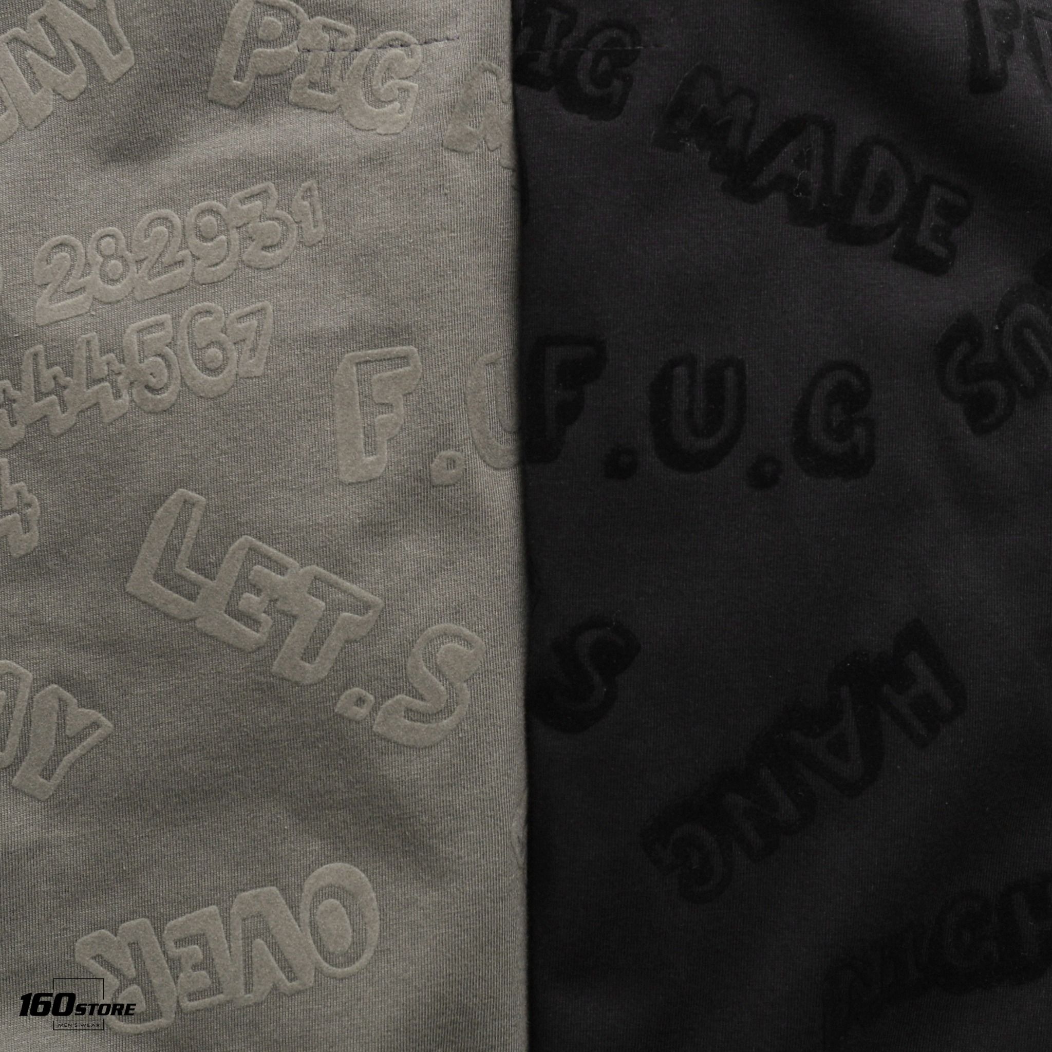 Áo thun BOUTON velvet print
