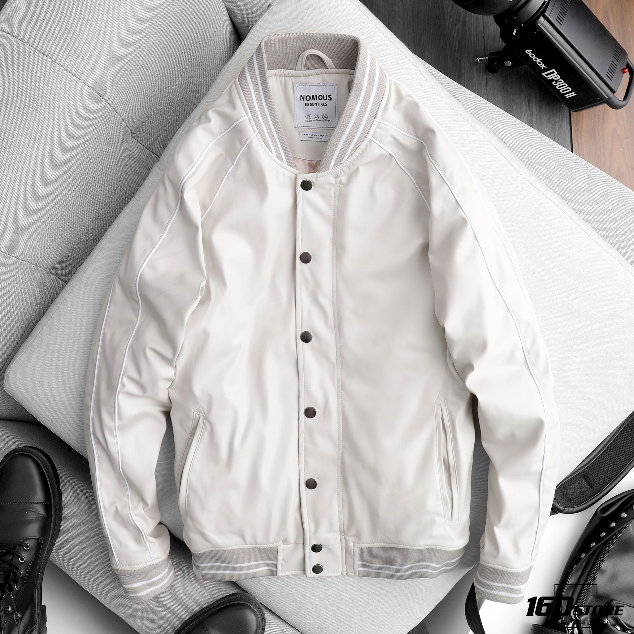 Áo khoác bomber NOMOUS ESSENTIALS leather